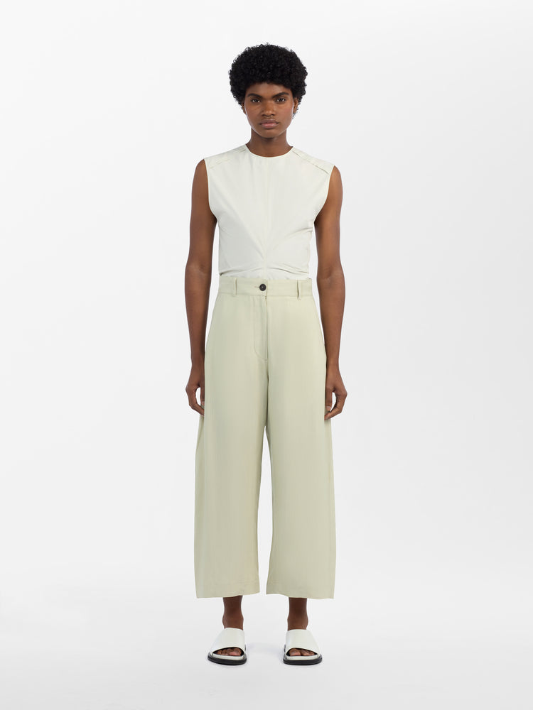 Chalco Viscose Linen Pant in Dove