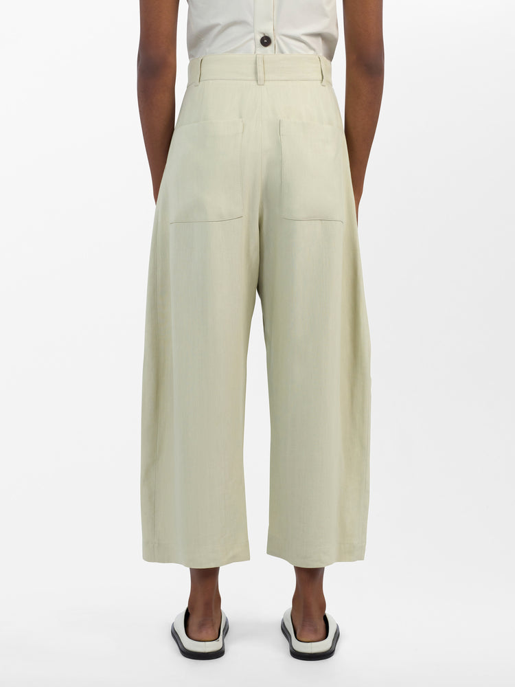 Chalco Viscose Linen Pant in Dove