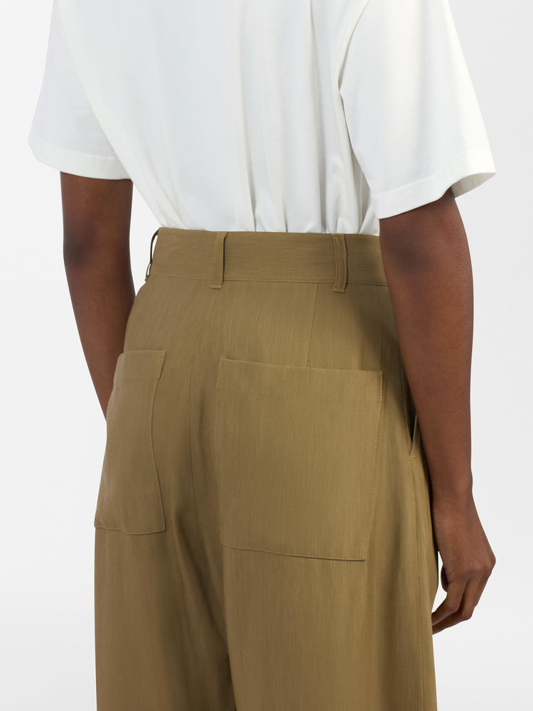 Chalco Viscose Linen Pant in Pampas