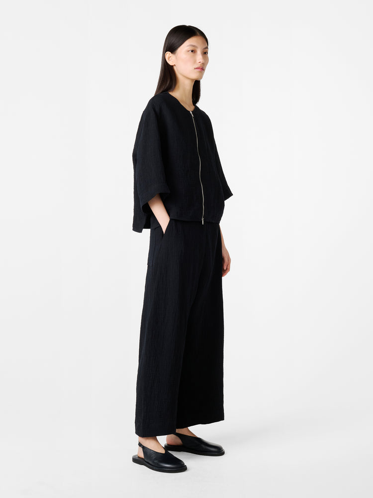 Chalco Linen Pant in Darkest Navy