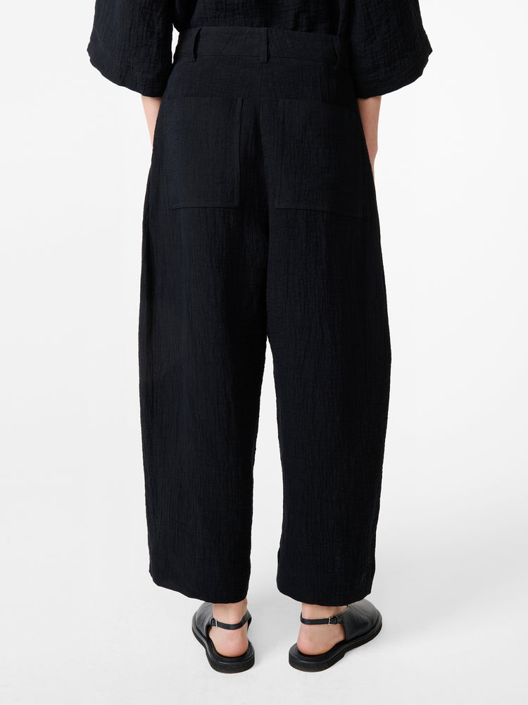 Chalco Linen Pant in Darkest Navy
