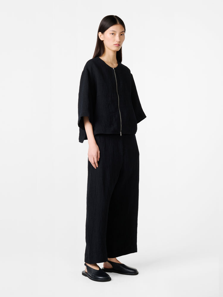 Chalco Linen Pant in Darkest Navy