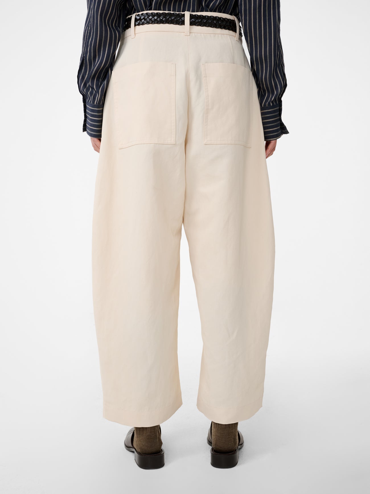 Chalco Linen Pant in Canvas - Studio Nicholson