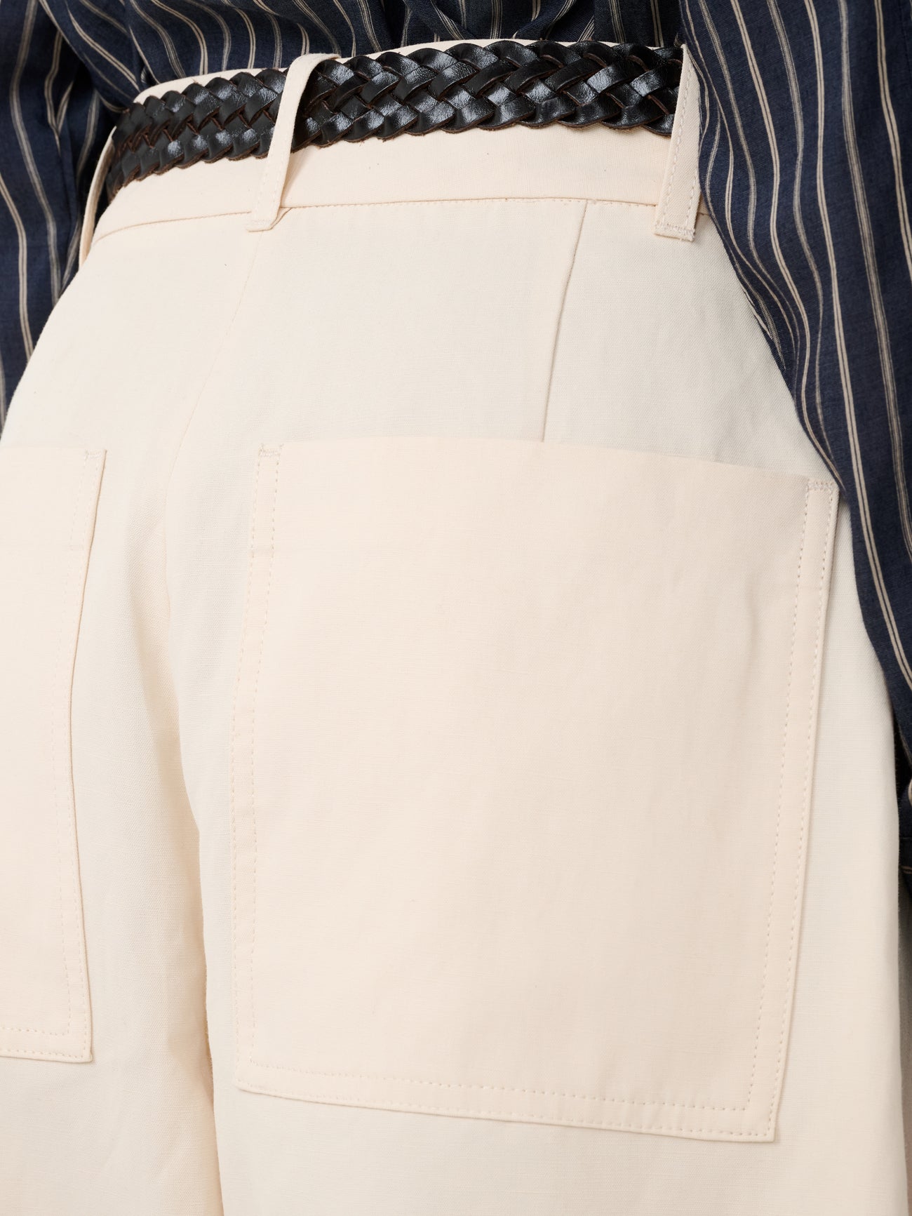 Chalco Linen Pant in Canvas - Studio Nicholson