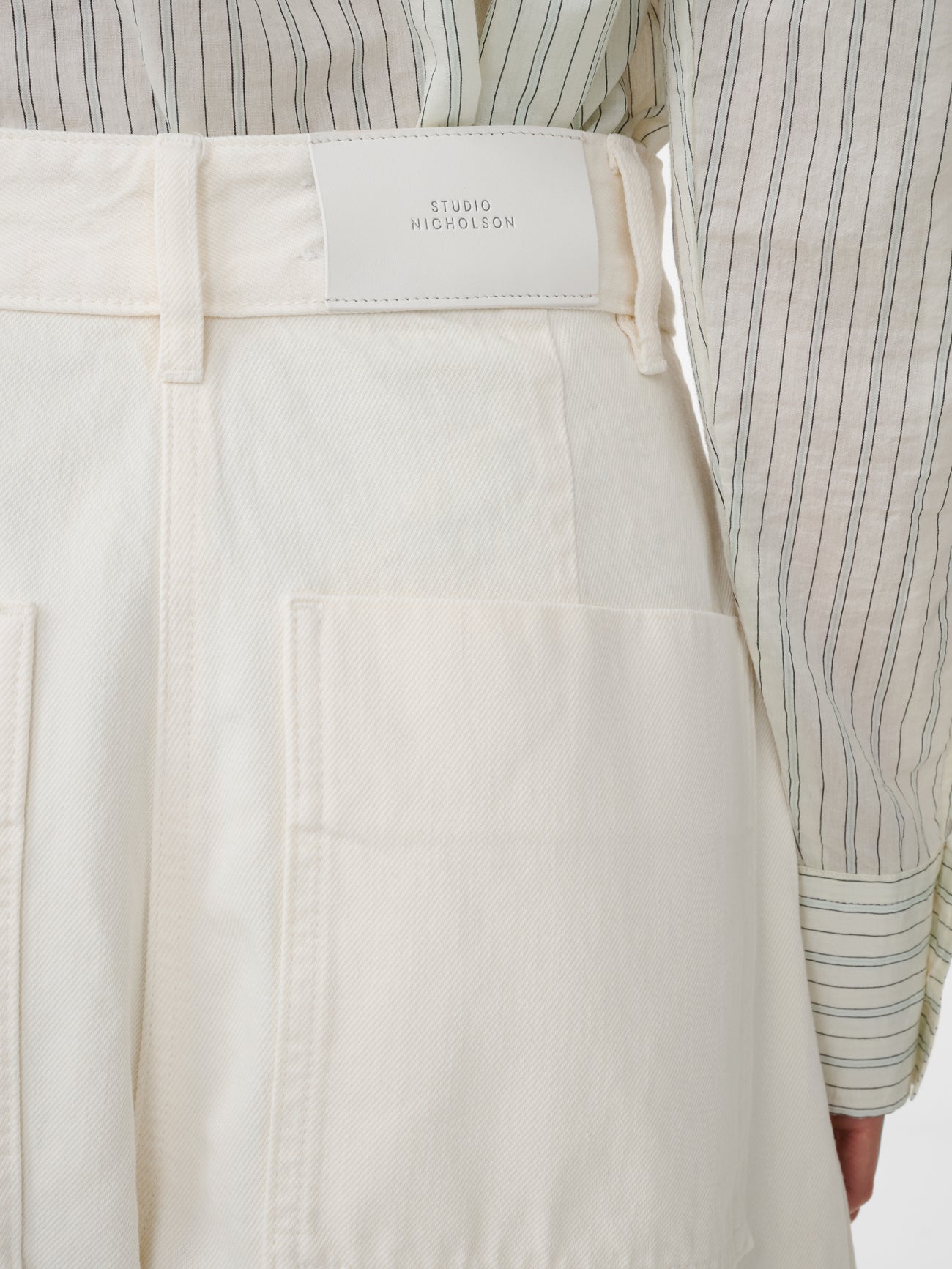 Chalco Denim Pant in Parchment - Studio Nicholson
