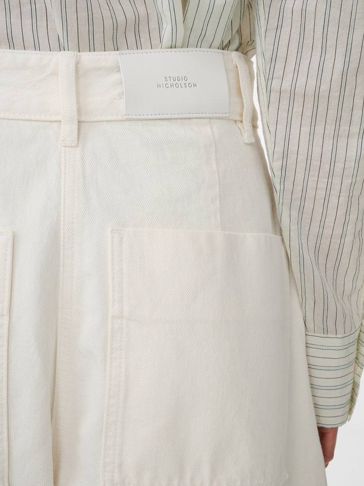 Chalco Denim Pant in Parchment