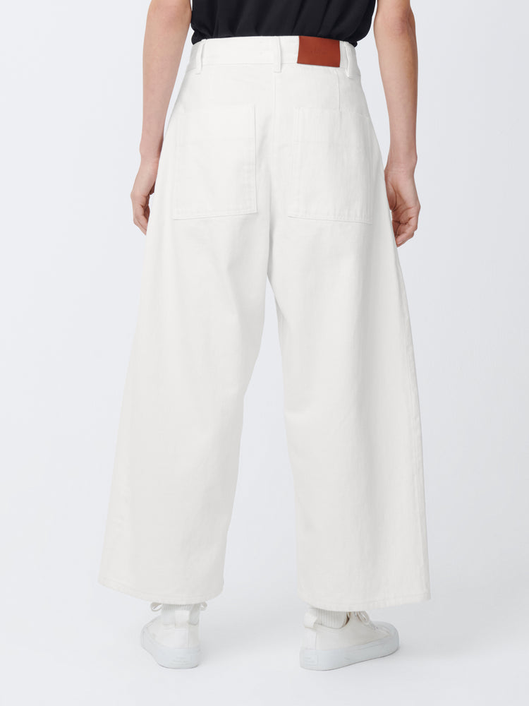 Chalco Denim Pant in Parchment