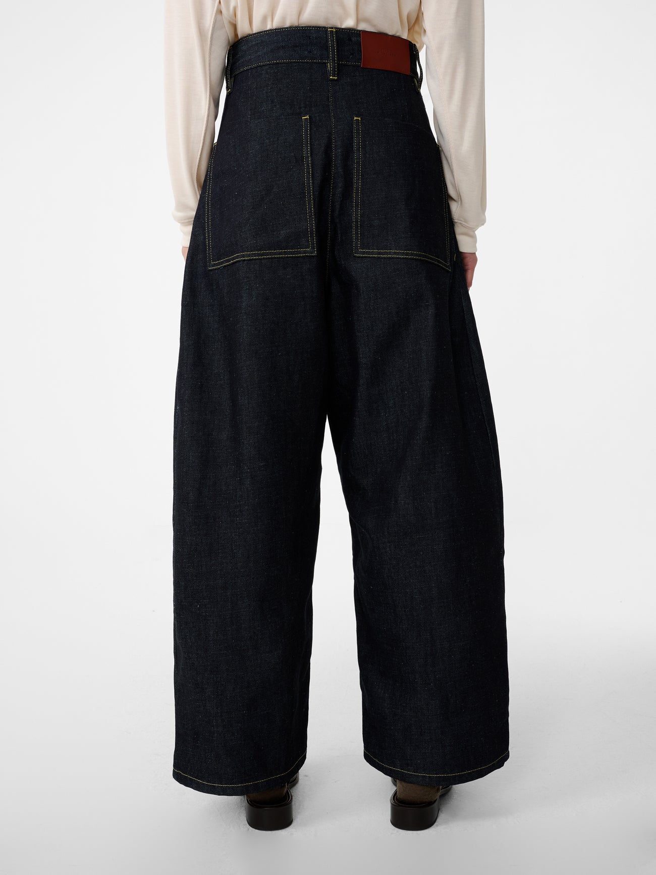 Chalco Denim Pant in Raw Indigo - Studio Nicholson