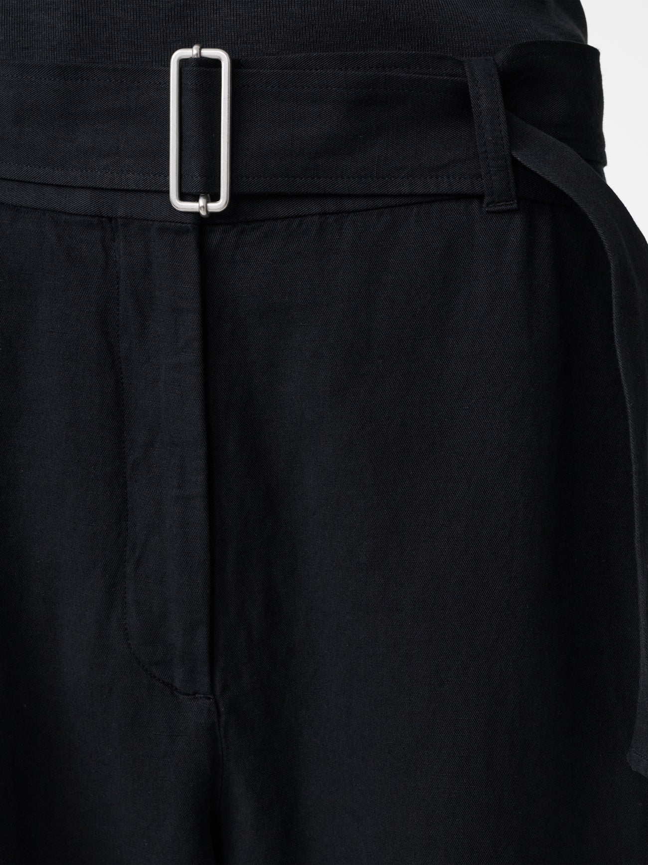 Chatto Belted Pant in Black