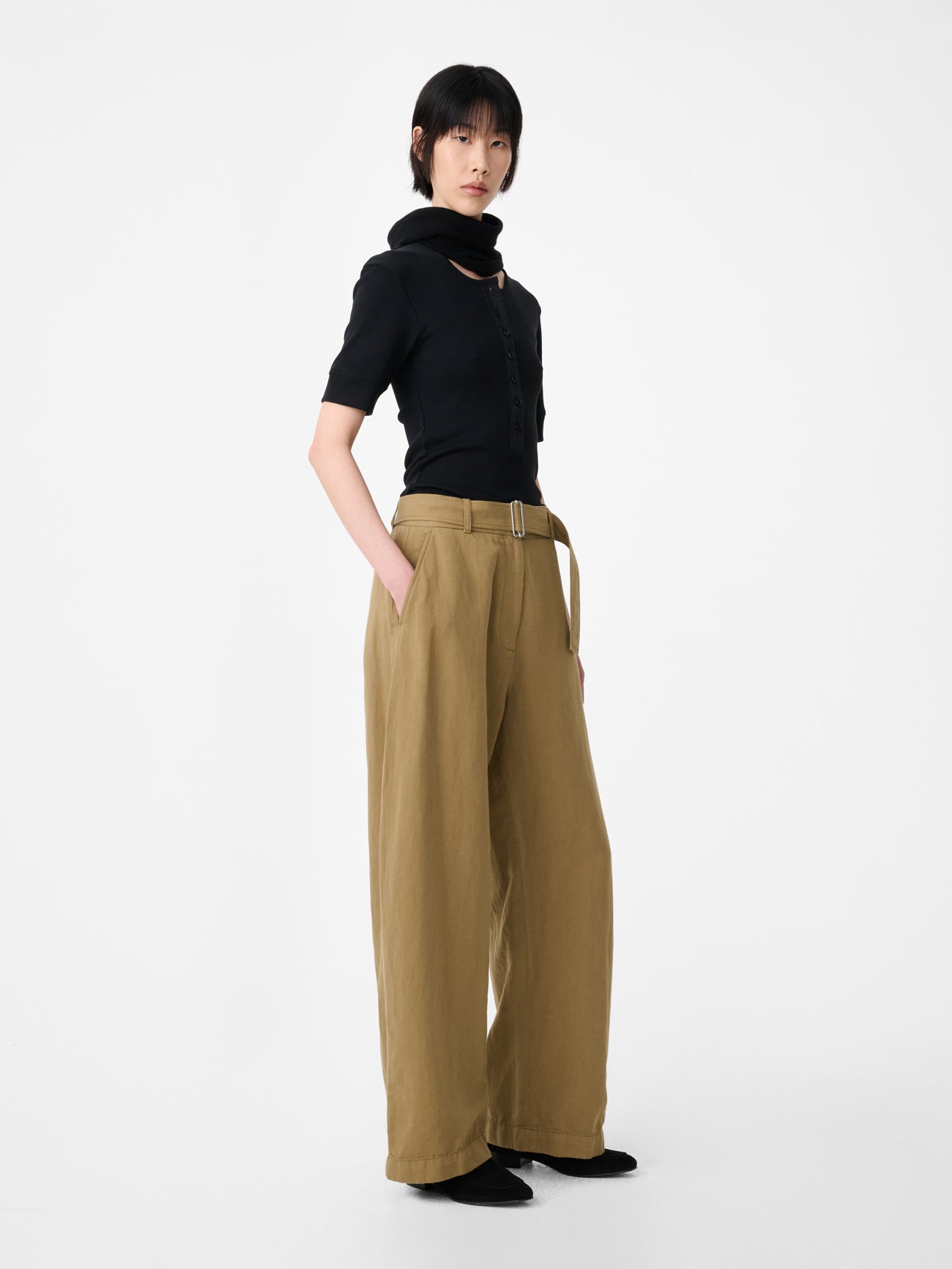 Chatto Belted Pant in Chino