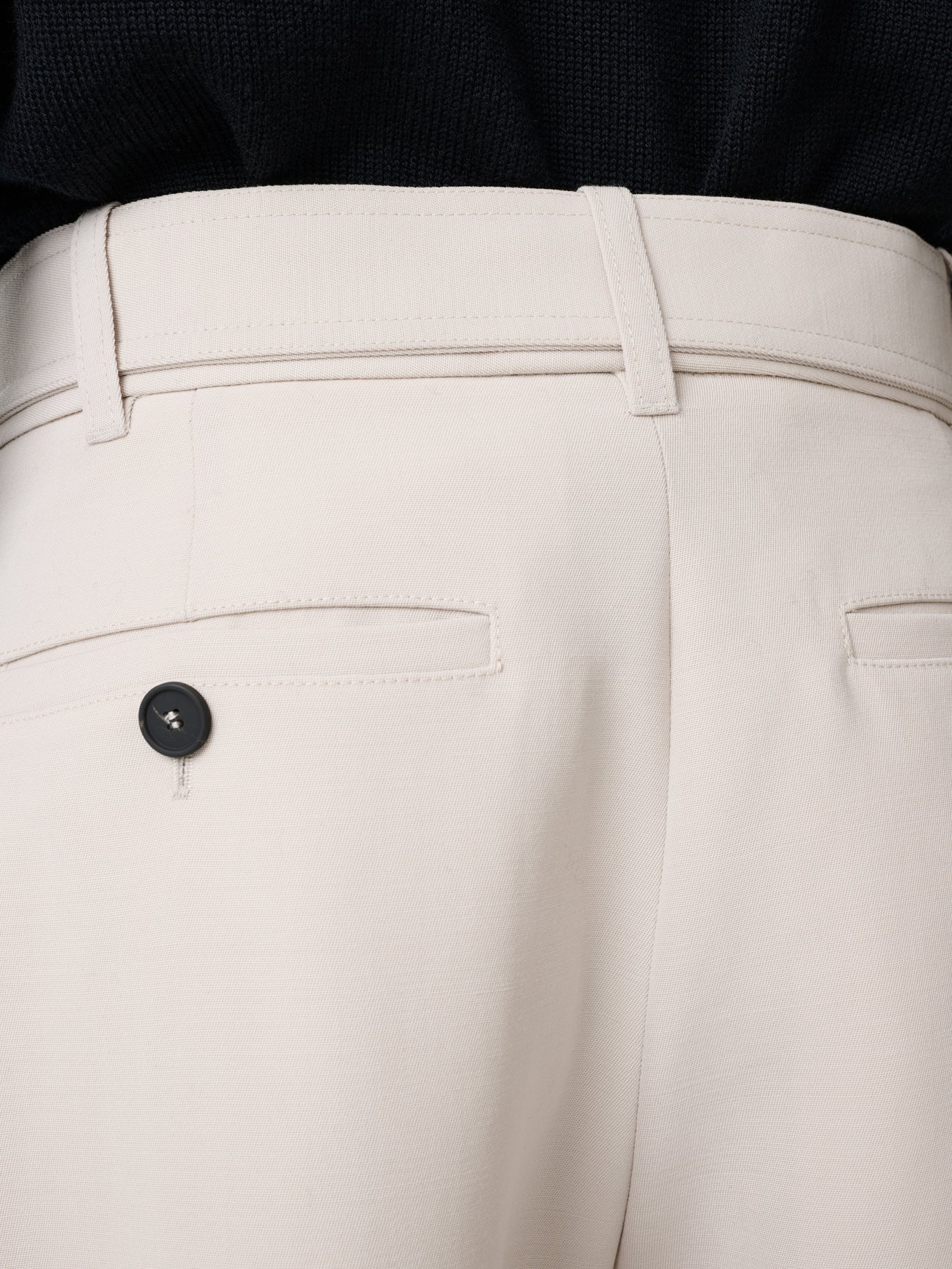 Chatto Wool Belted Pant in Putty