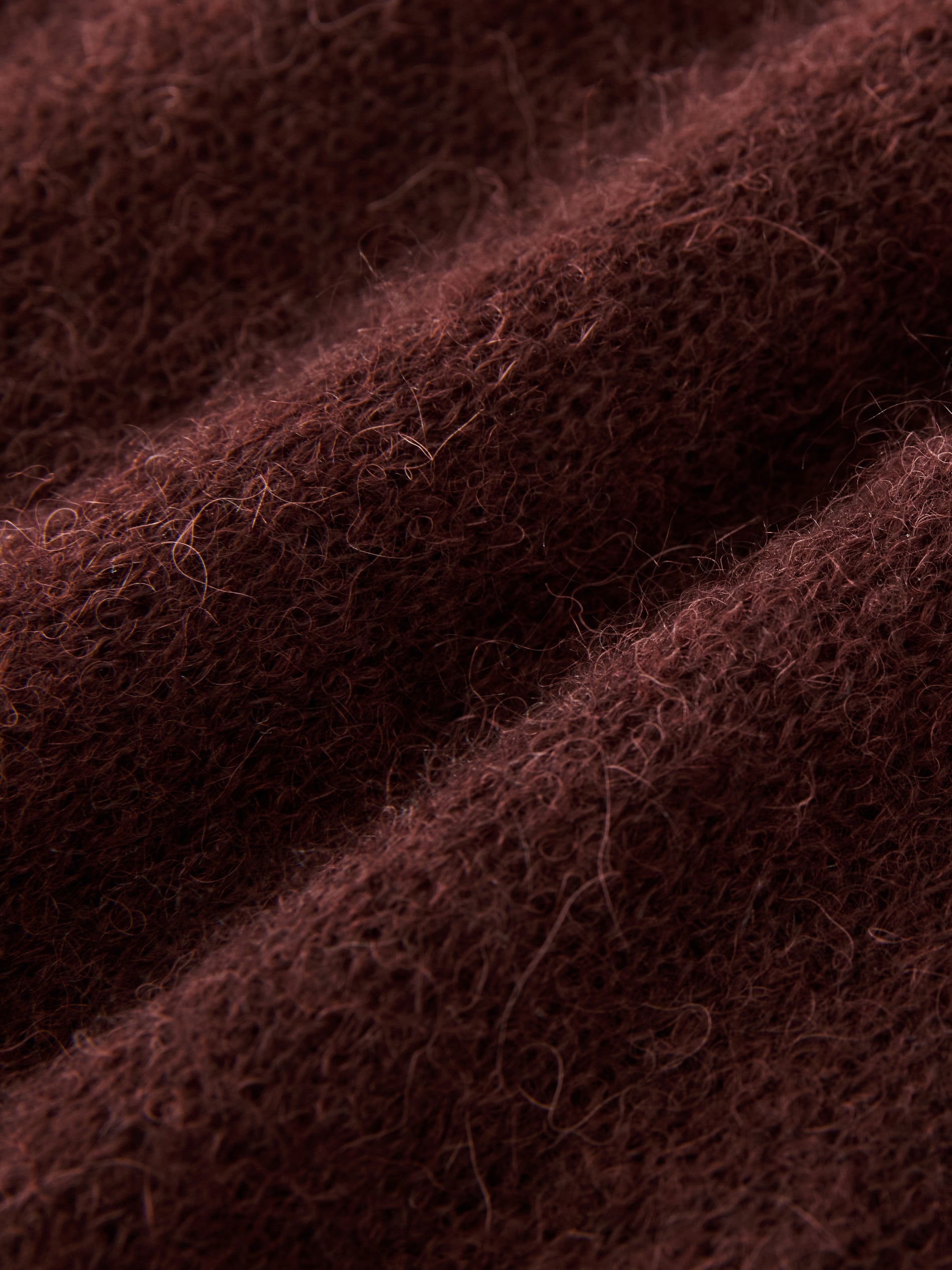 Chesapeake Mohair Knit in Mulberry - Studio Nicholson