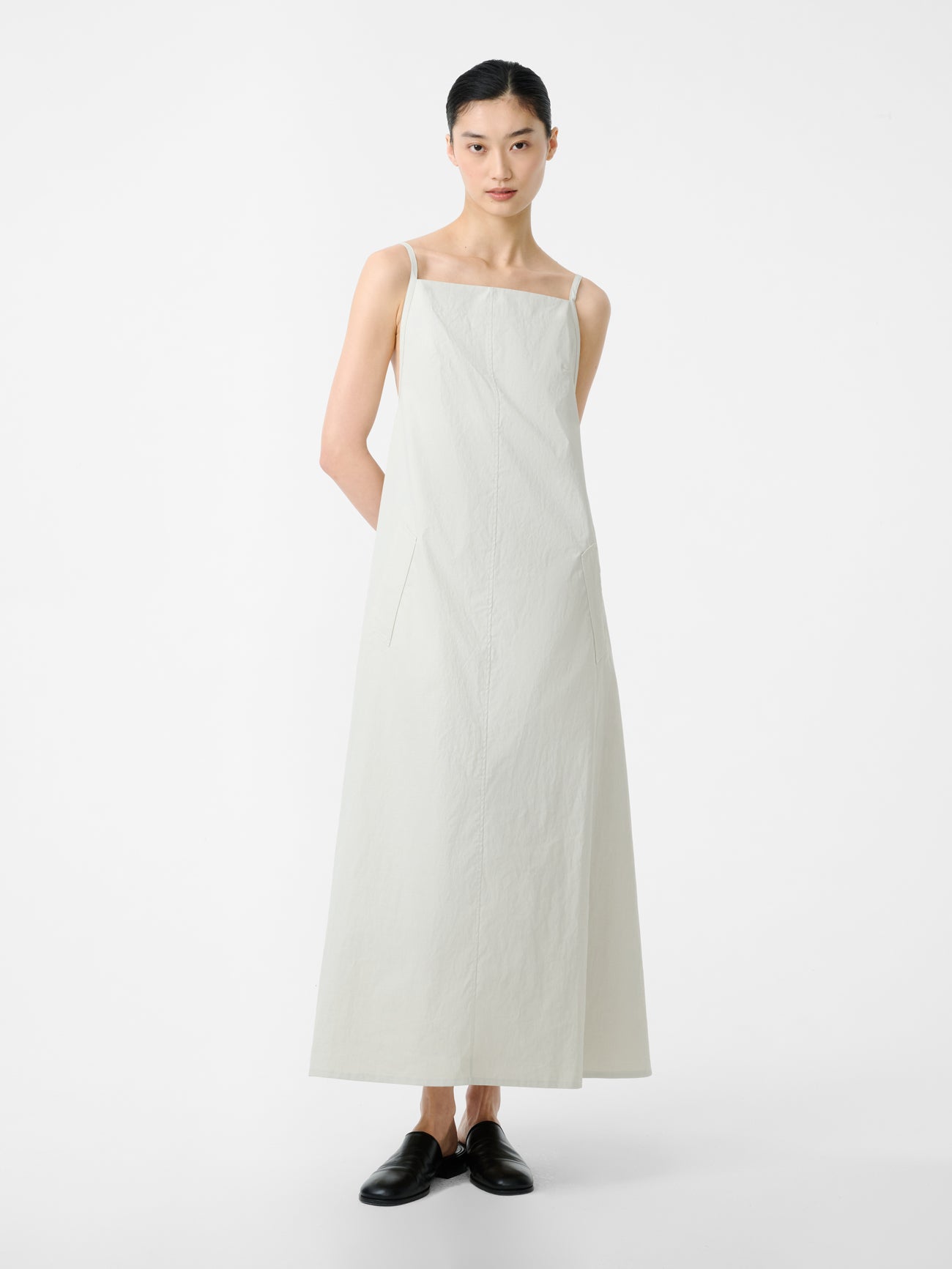 Chrono Dress in Bone - Studio Nicholson