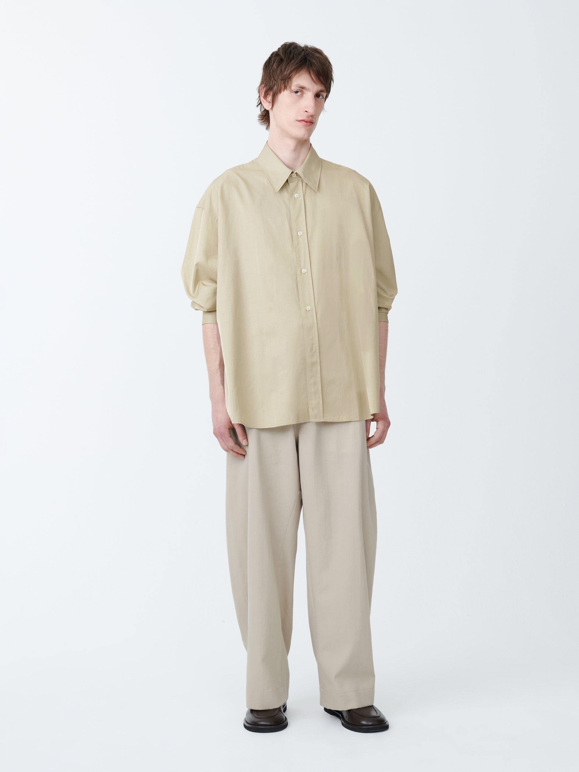 Cloud Shirt in Dark Stone - Studio Nicholson