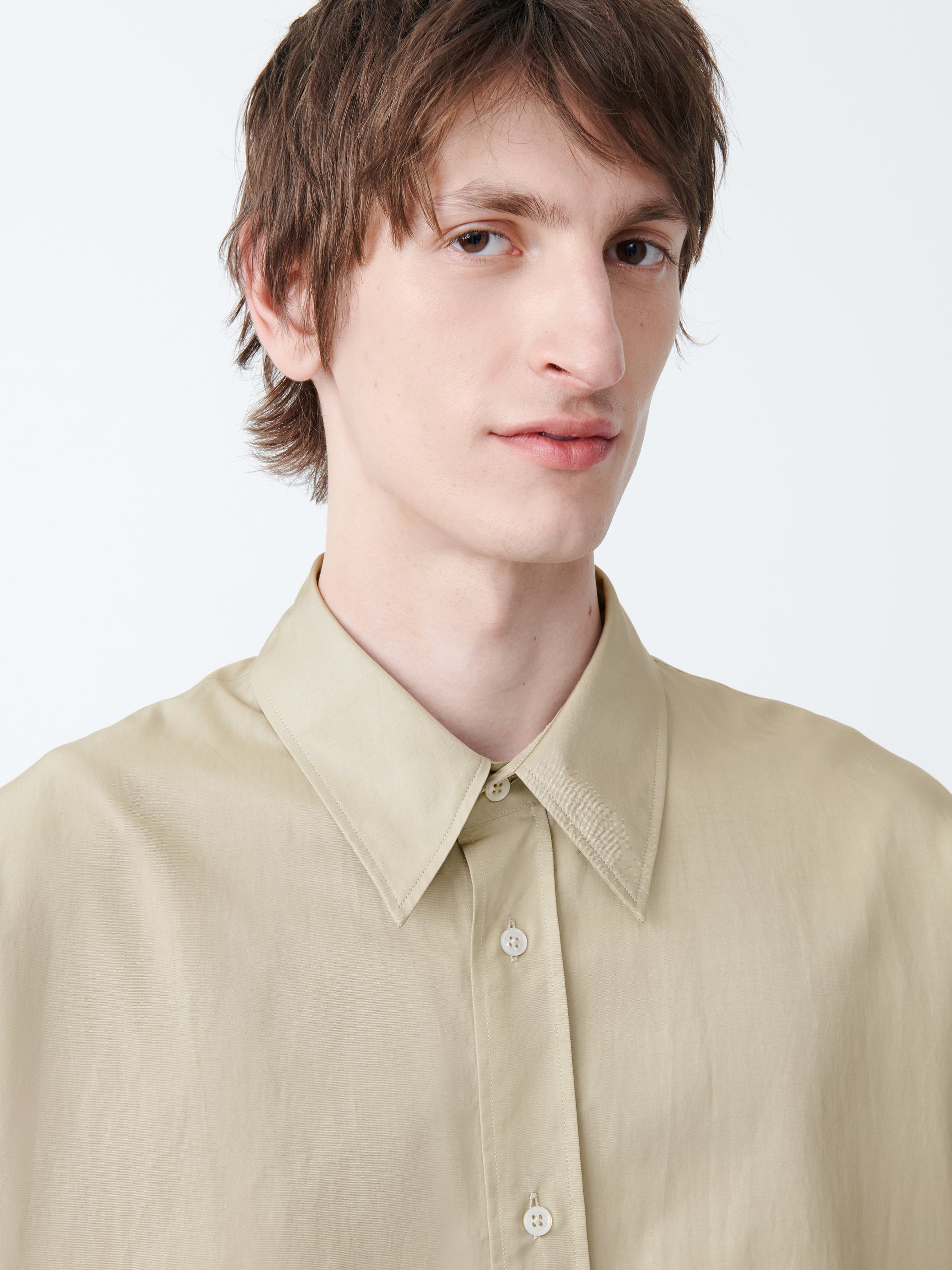 Cloud Shirt in Dark Stone - Studio Nicholson