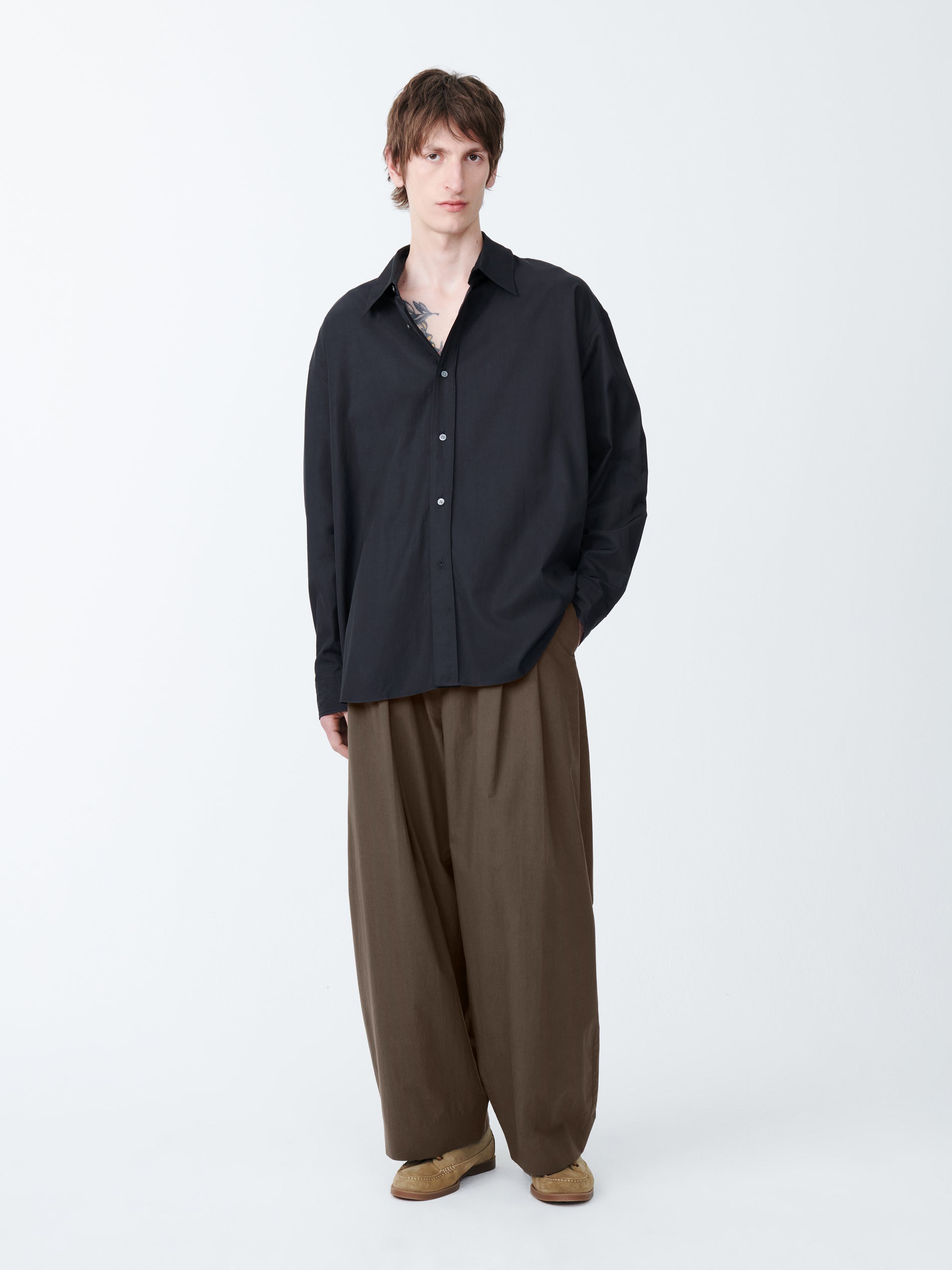 Cloud Shirt in Darkest Navy - Studio Nicholson