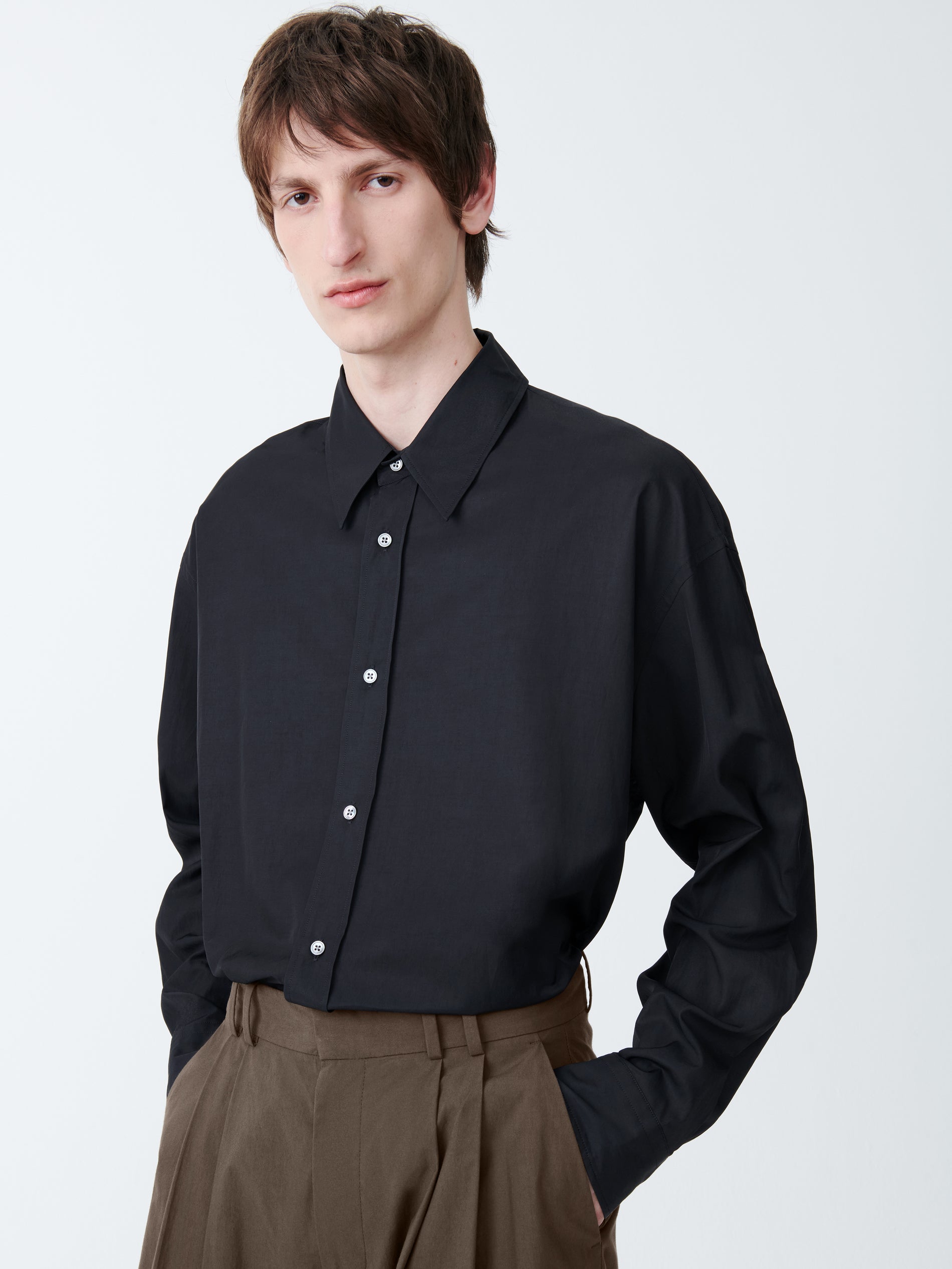 Cloud Shirt in Darkest Navy - Studio Nicholson
