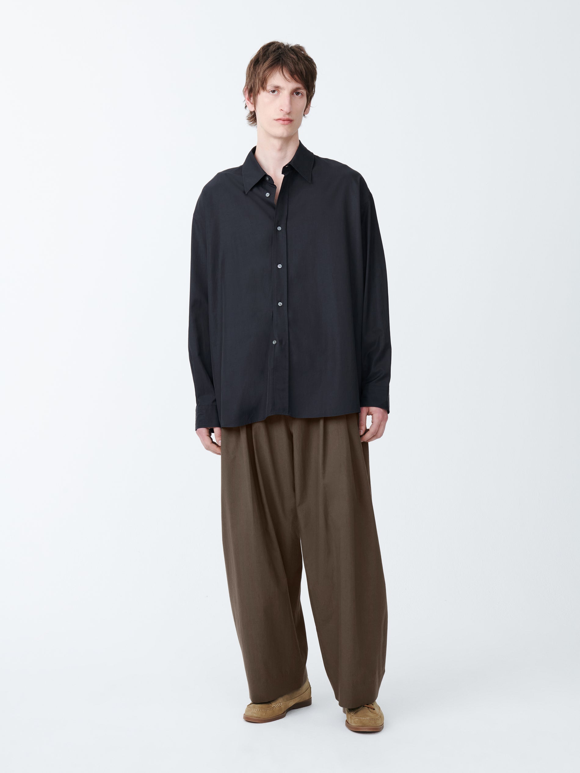 Cloud Shirt in Darkest Navy - Studio Nicholson