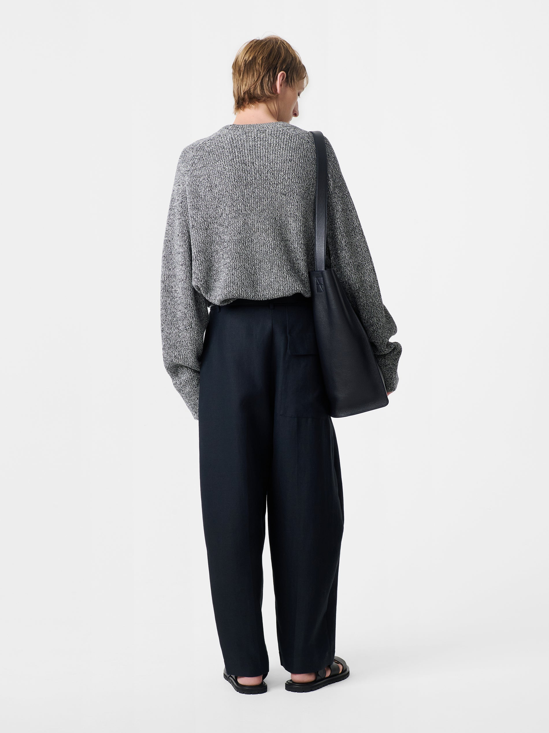 Coe Knit in Navy Twist