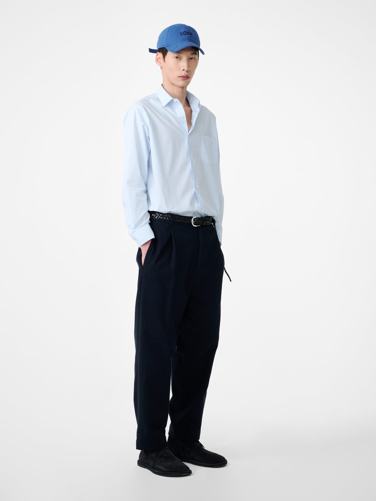 SN x PERFUMER H Cologne Pant in Dark Navy - Studio Nicholson