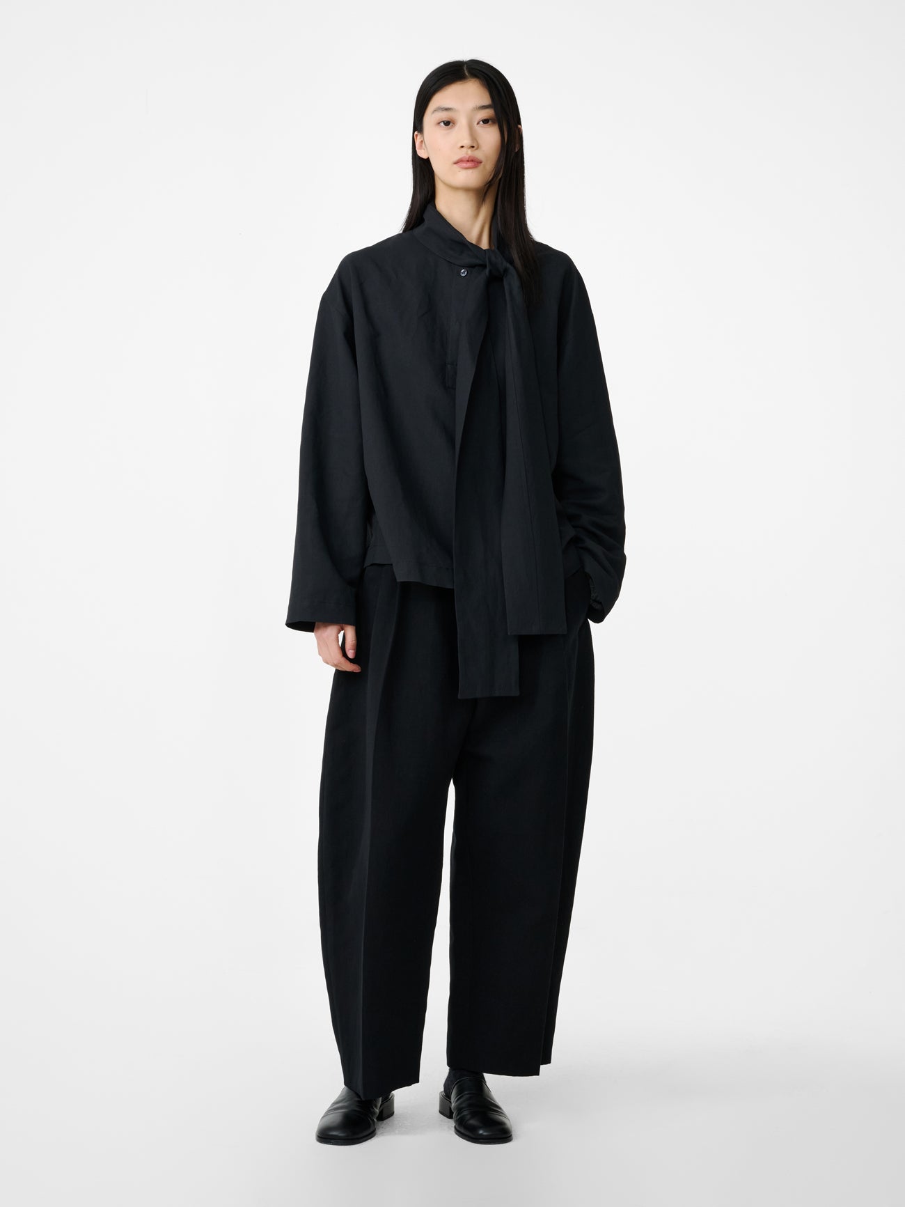 Colt Top in Black Grape – Studio Nicholson