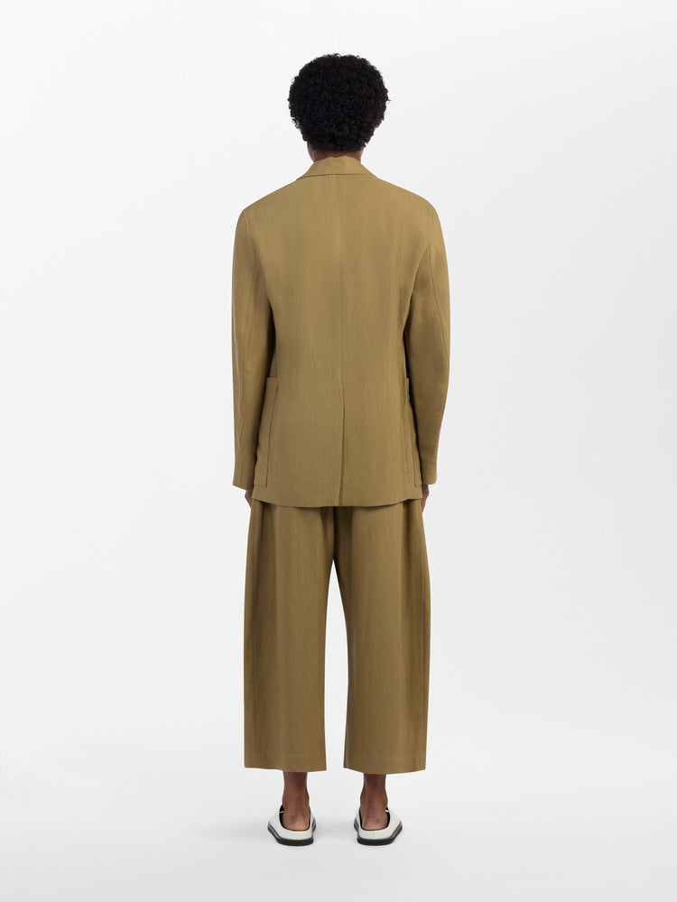 Conde Viscose Linen Jacket in Pampas