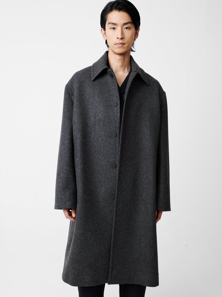 Cover Coat in Charcoal Marl