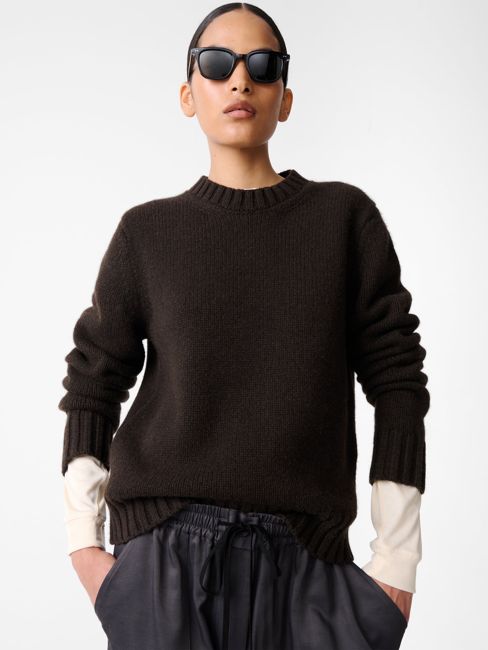 Cree Knit in Espresso Brown– Studio Nicholson