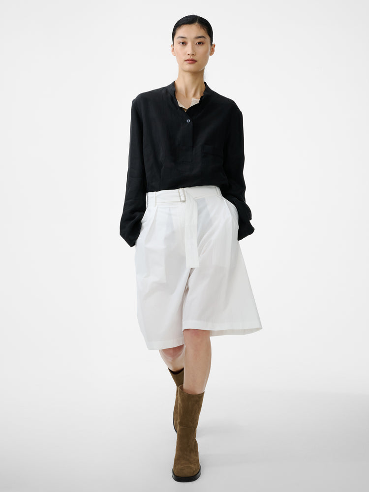 Creon Short in Optic White - Studio Nicholson