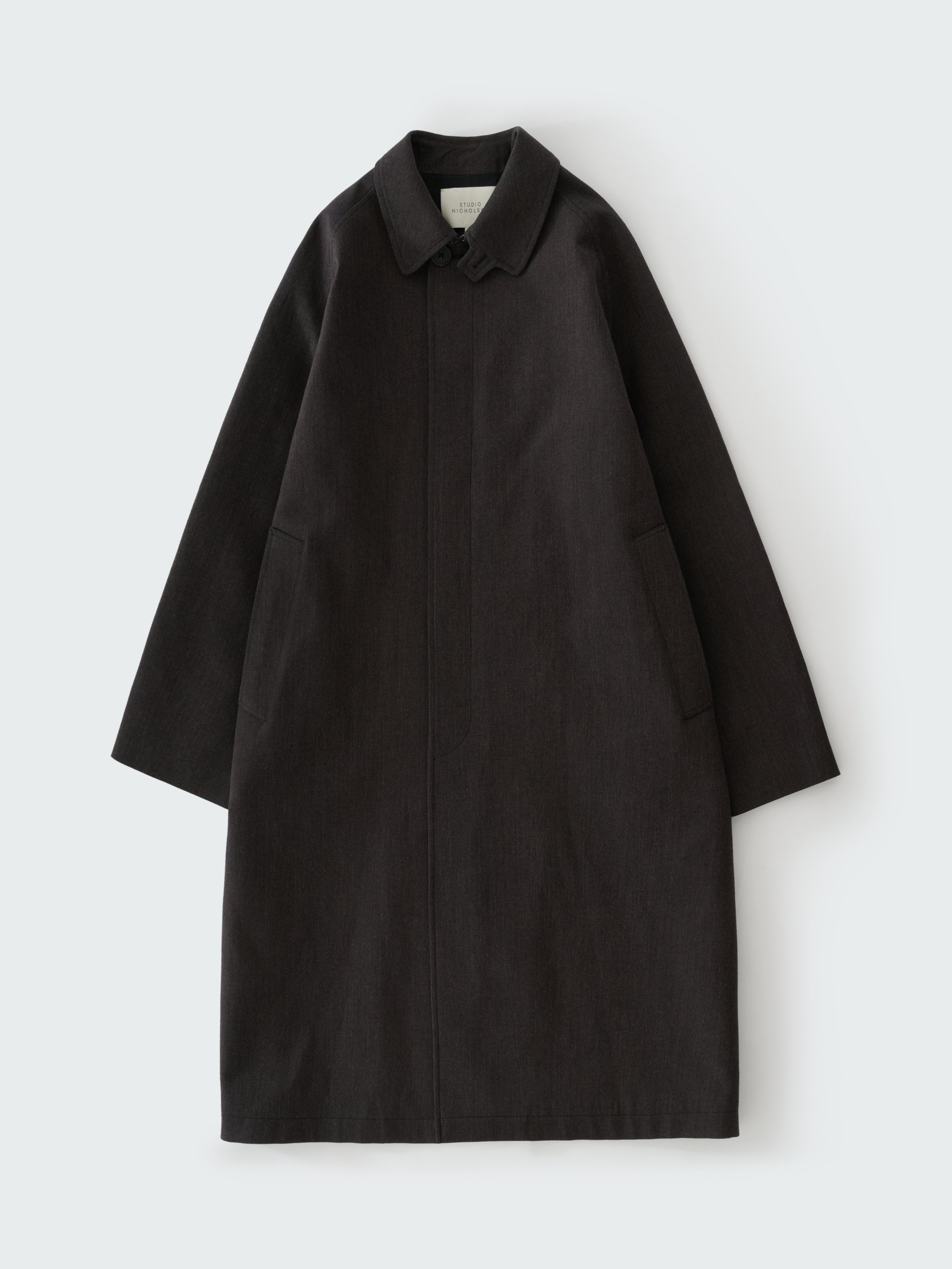 Crowe Trench Coat in Brown Marl