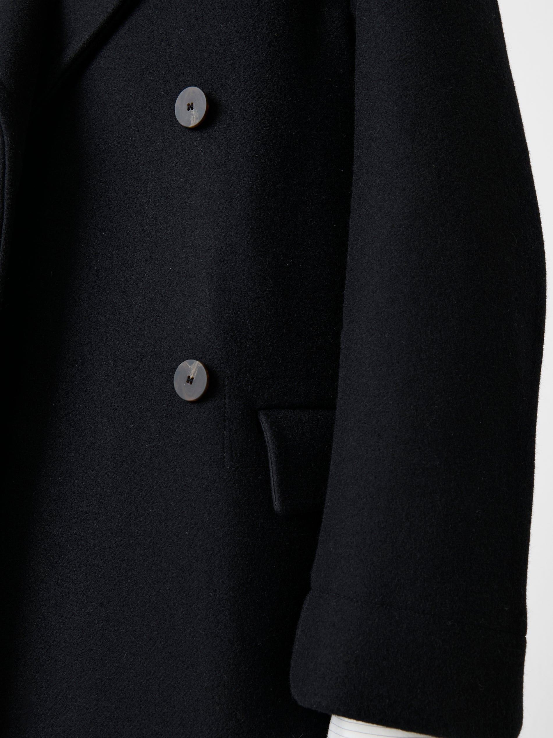 Coles Coat in Black - Studio Nicholson