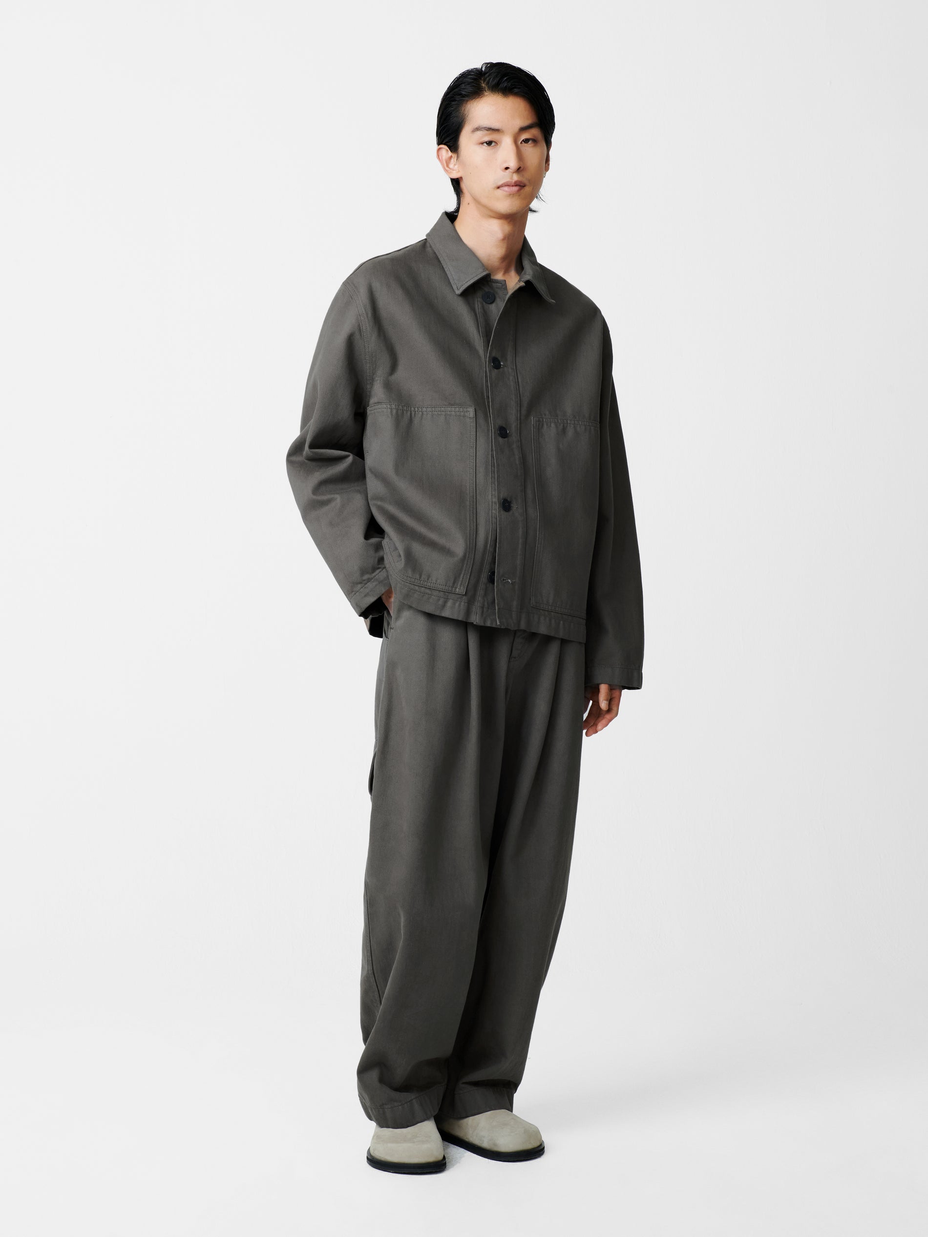 Graph Jacket in Tarmac Grey - Studio Nicholson
