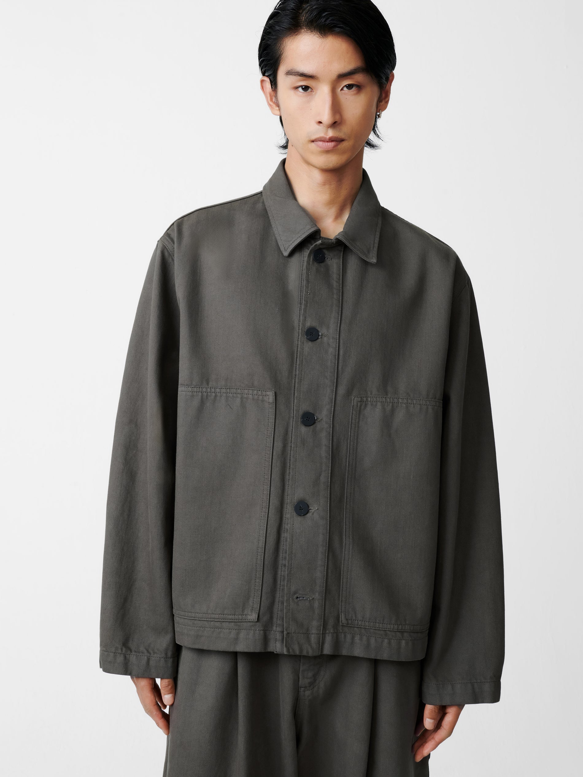 Graph Jacket in Tarmac Grey - Studio Nicholson