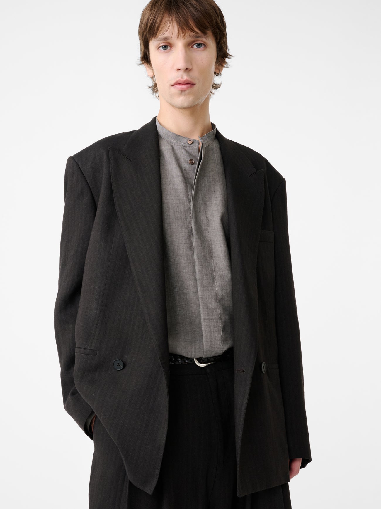 Daburu Jacket in Espresso - Studio Nicholson