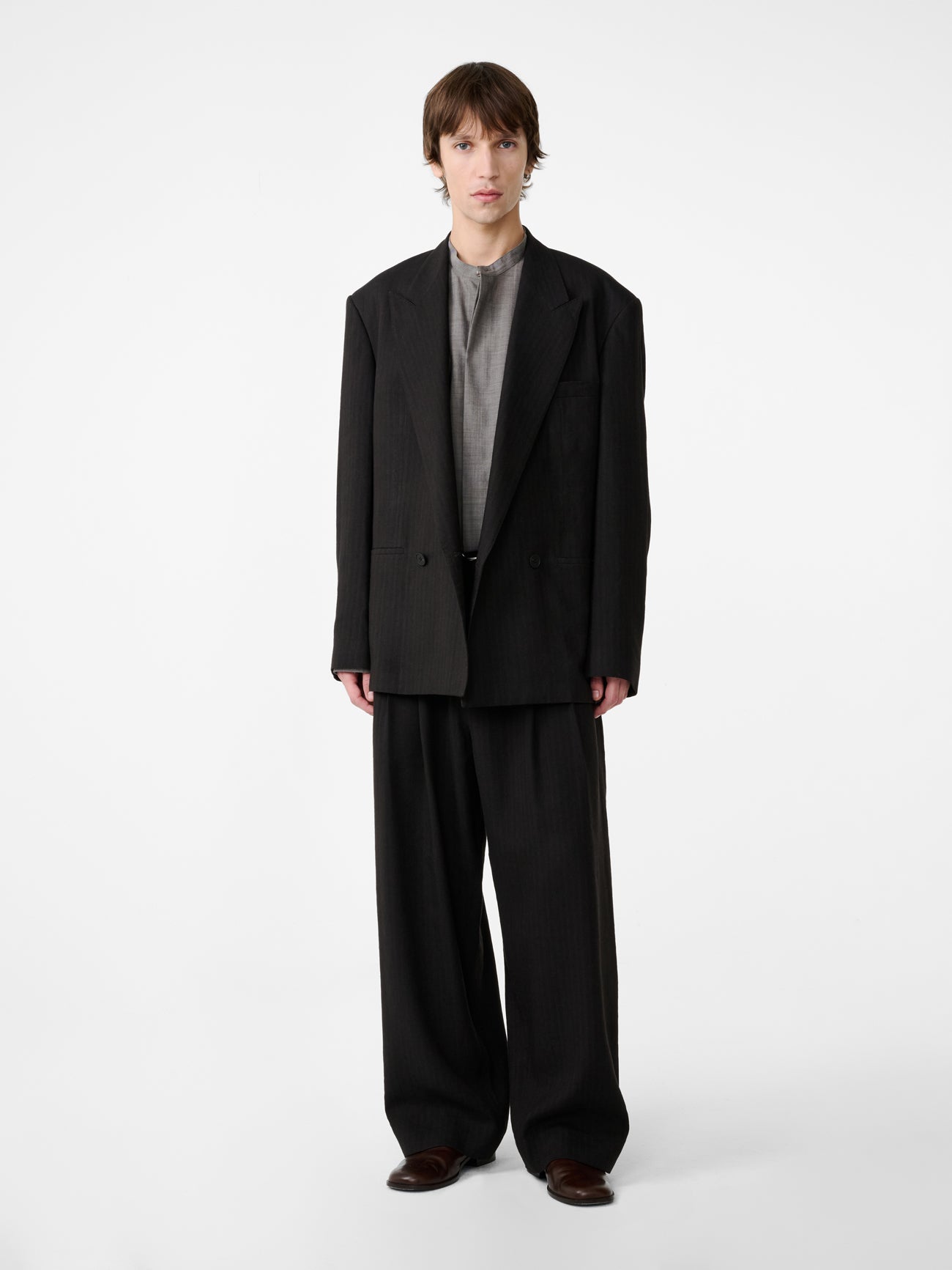 Daburu Jacket in Espresso - Studio Nicholson