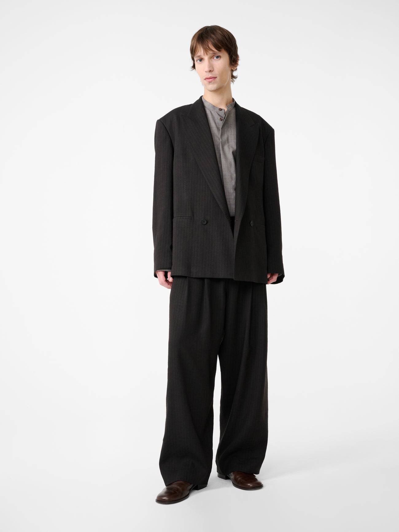 Daburu Jacket in Espresso - Studio Nicholson