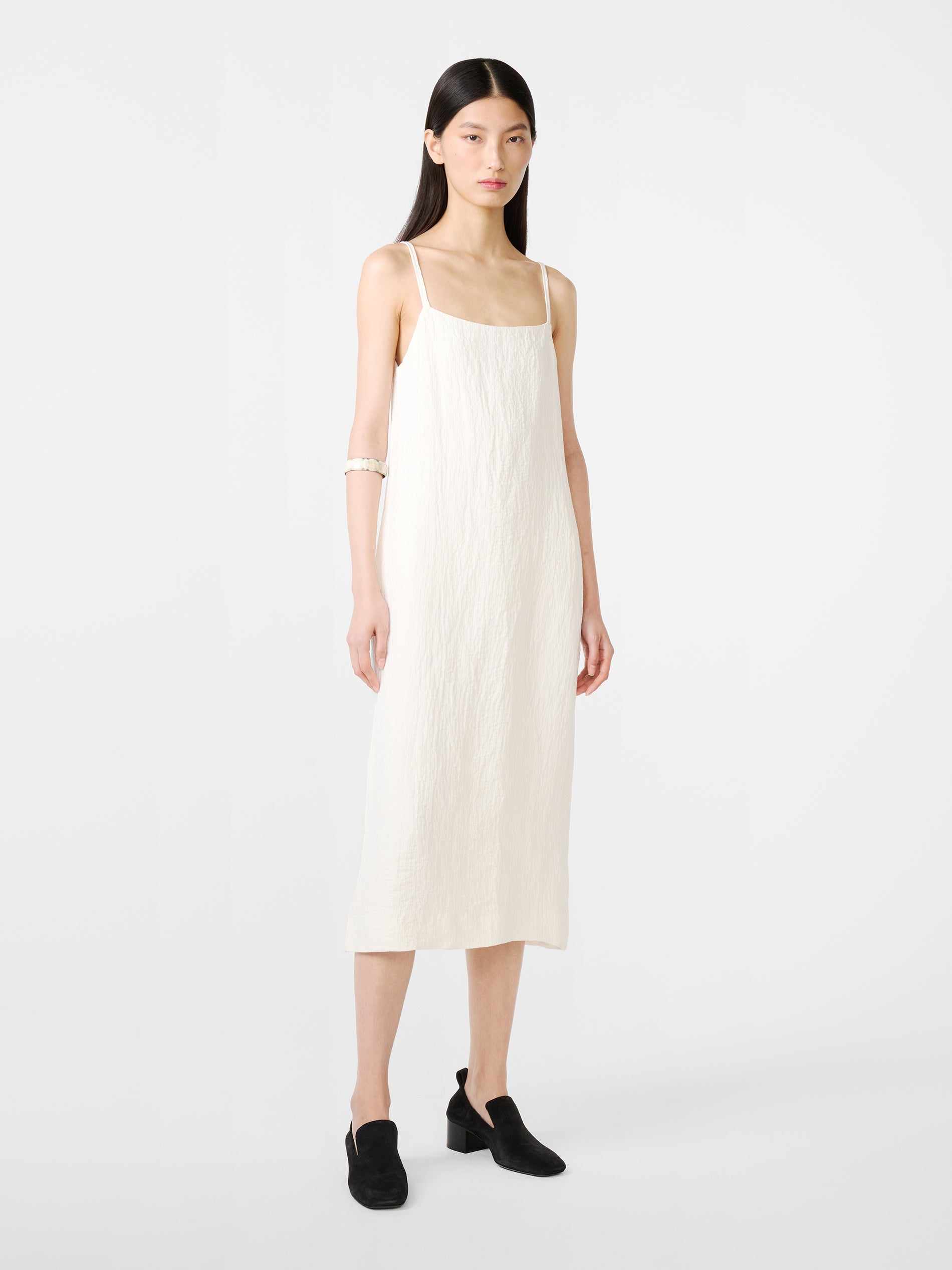 Danae Dress in Parchment