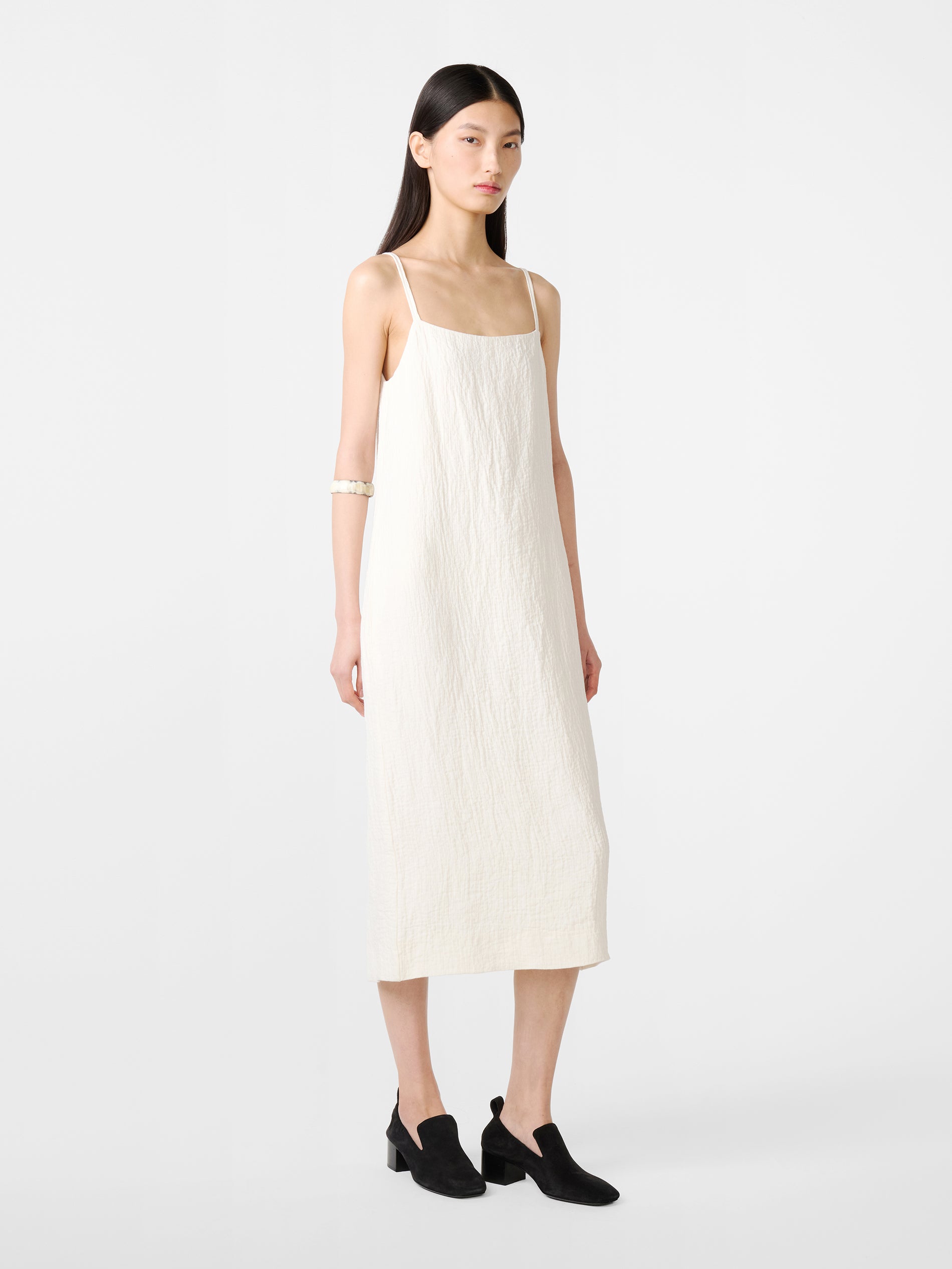 Danae Dress in Parchment