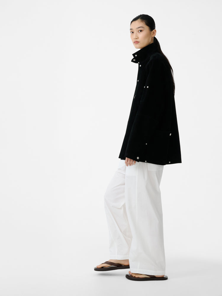 Dash Suede Jacket in Black - Studio Nicholson