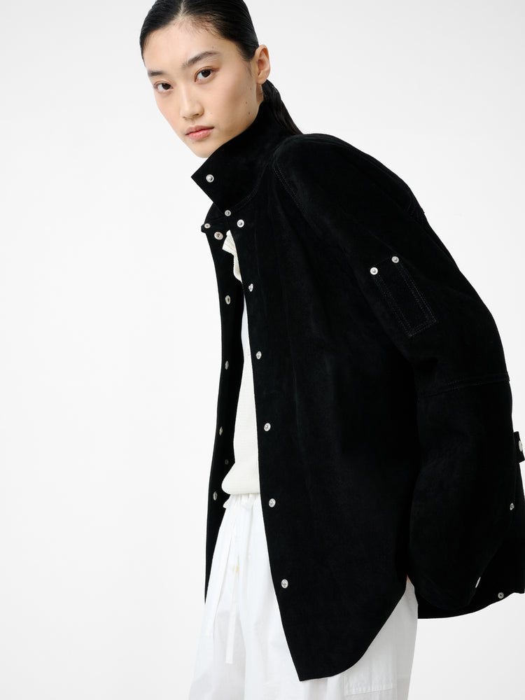 Dash Suede Jacket in Black - Studio Nicholson
