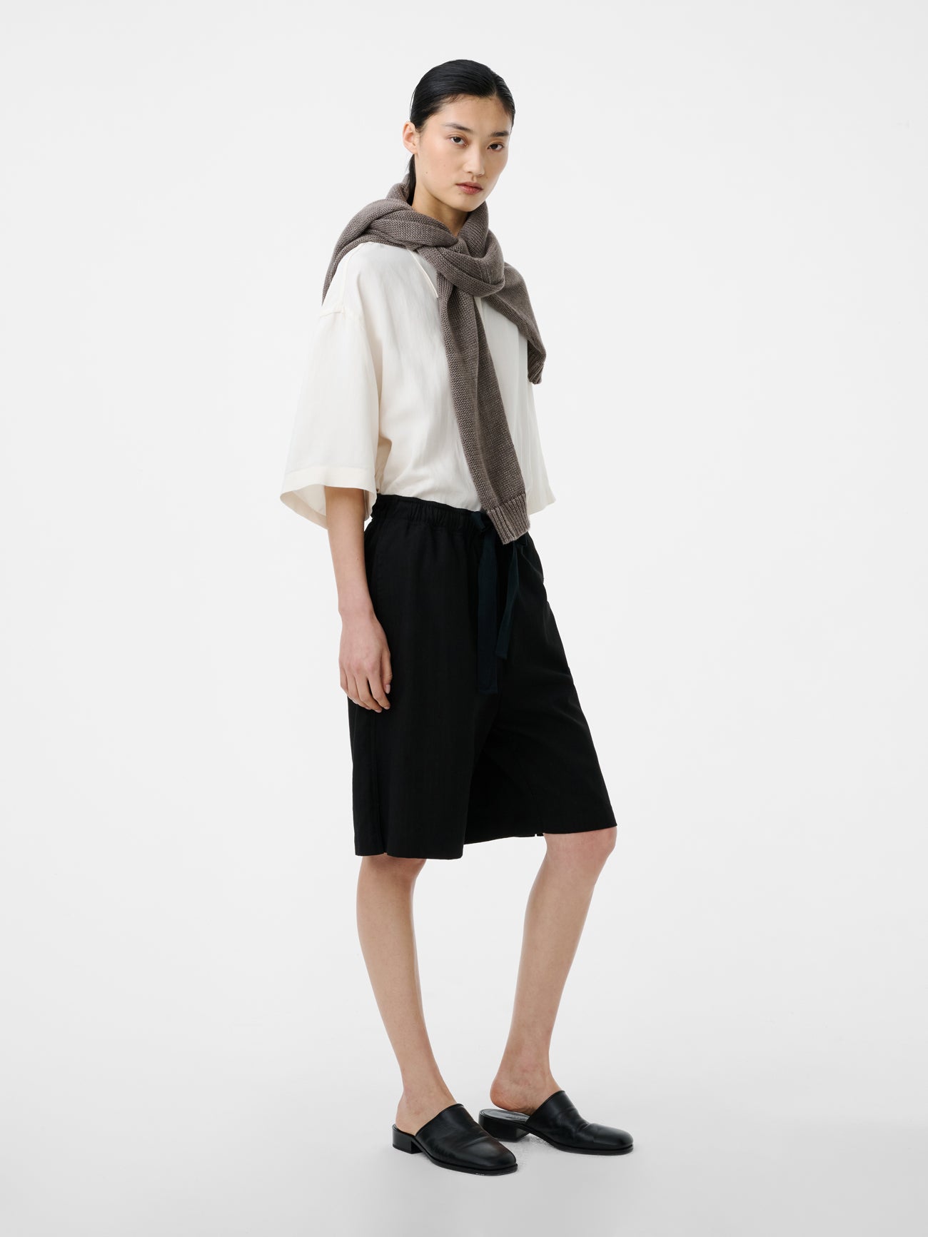 Demba Short in Black - Studio Nicholson