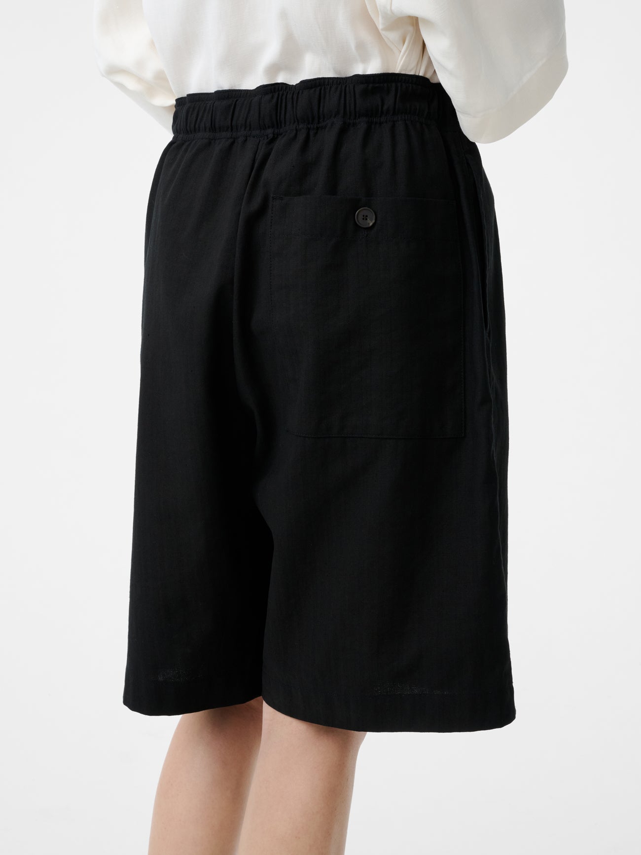 Demba Short in Black - Studio Nicholson