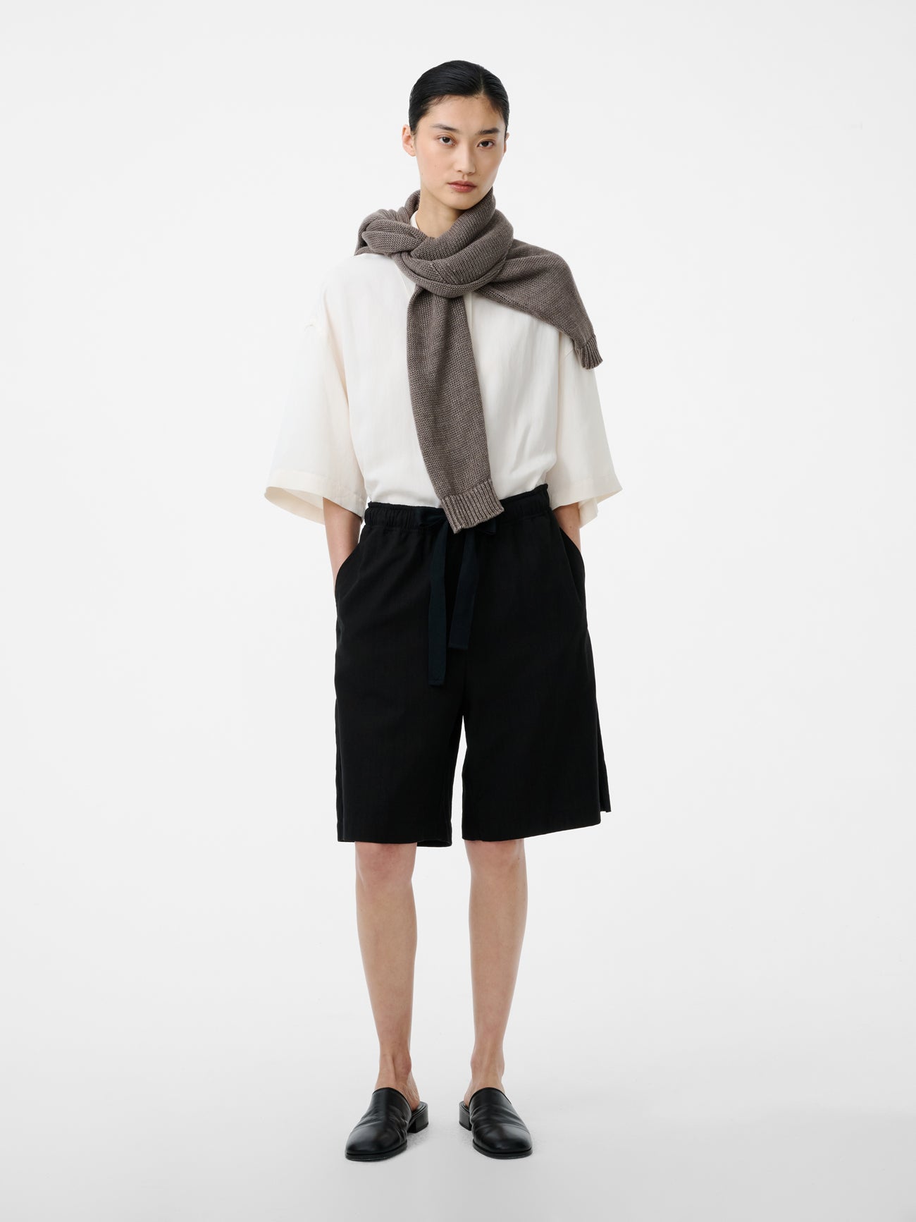 Demba Short in Black - Studio Nicholson