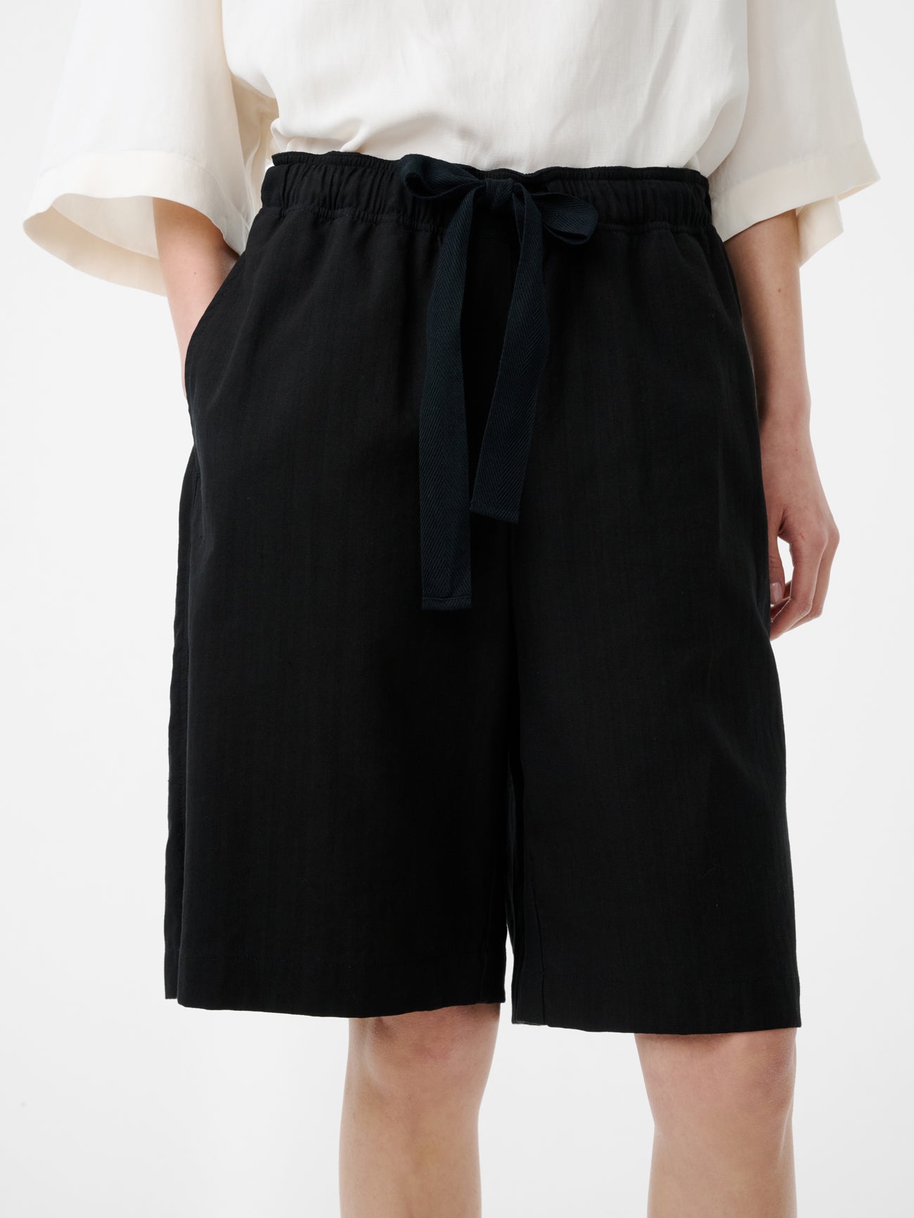 Demba Short in Black - Studio Nicholson