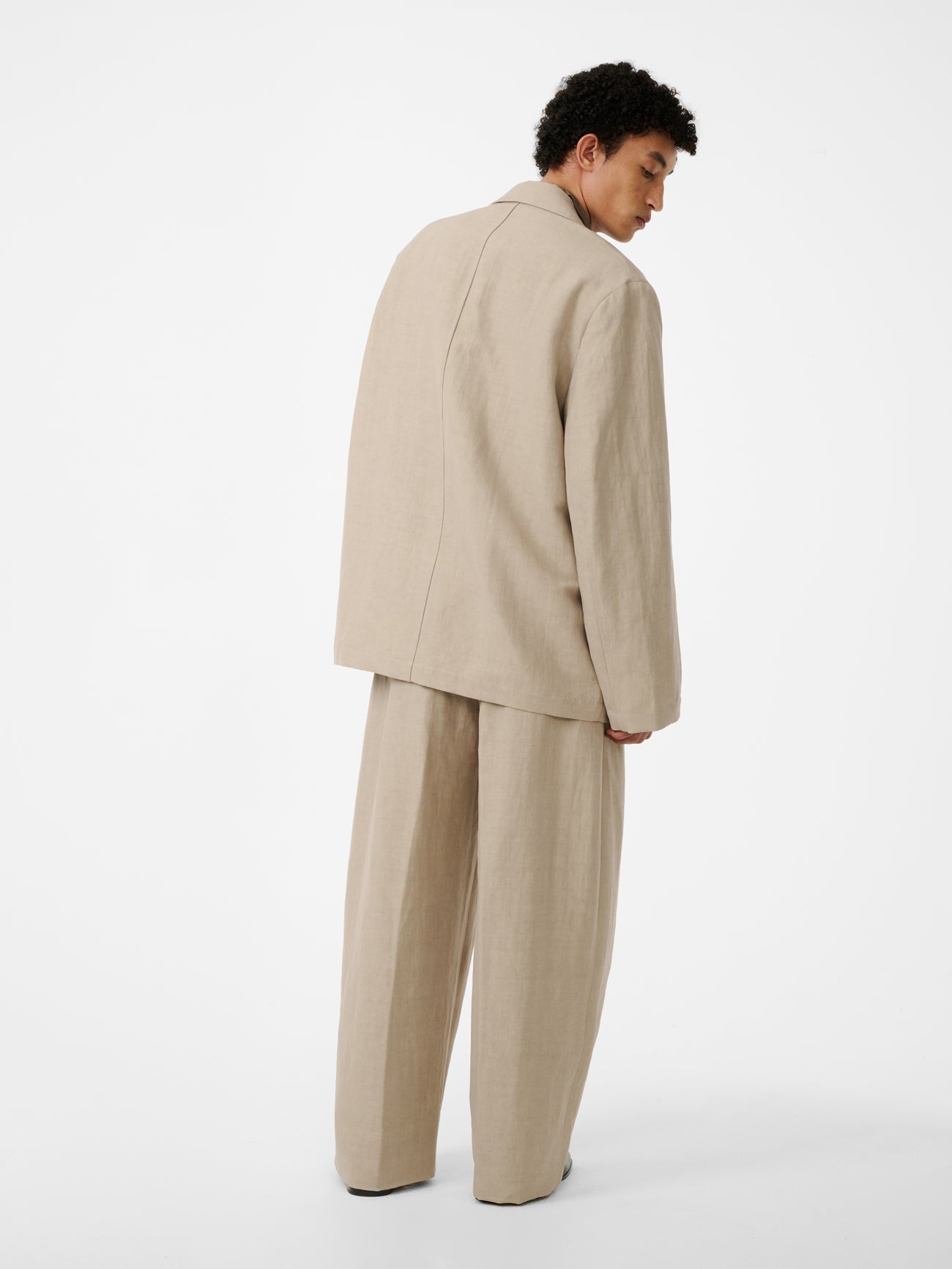 Denison Linen Jacket in Sand