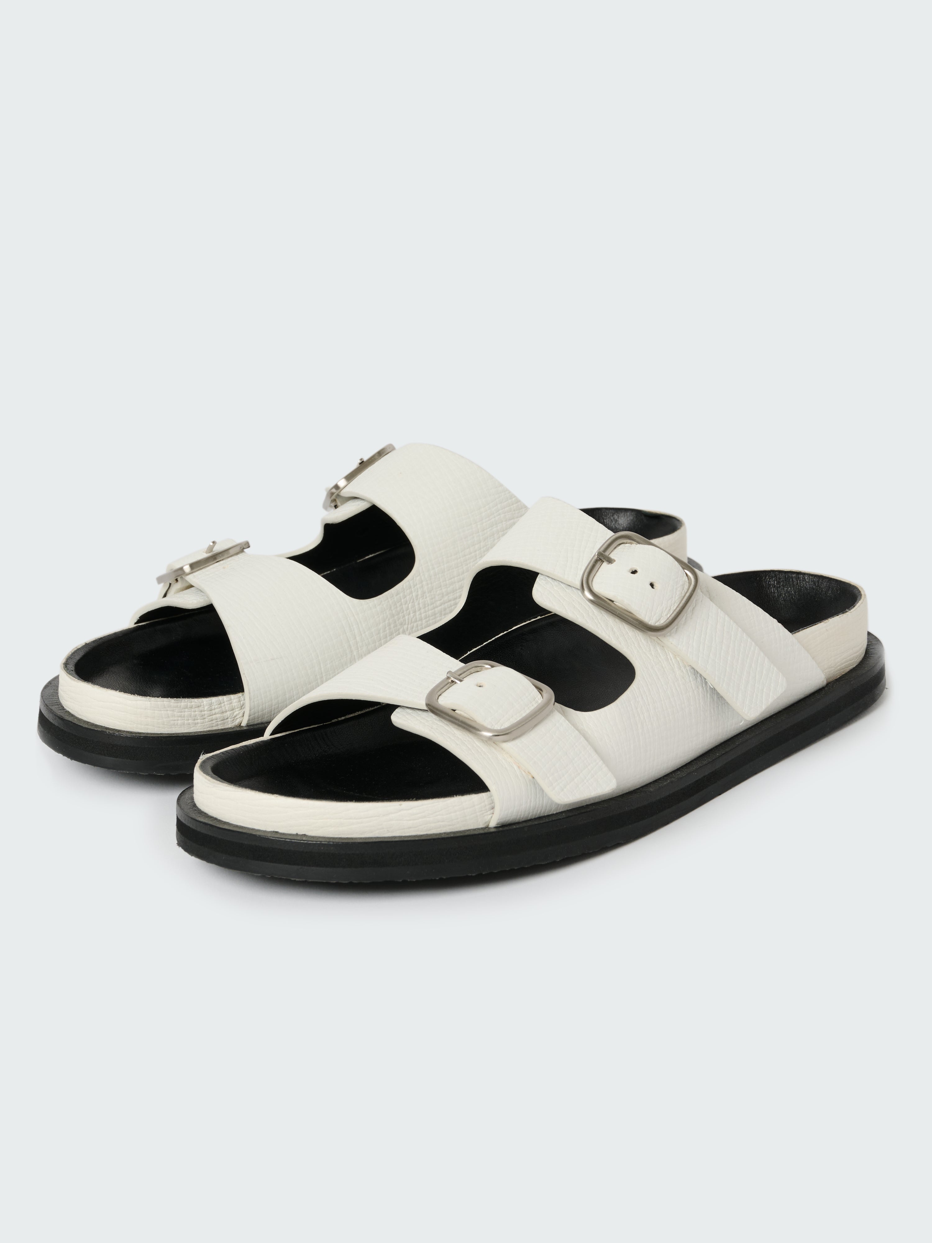Denver Leather Sandal in Parchment– Studio Nicholson