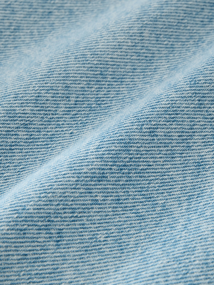 Derby Denim Jacket in Bleached Wash