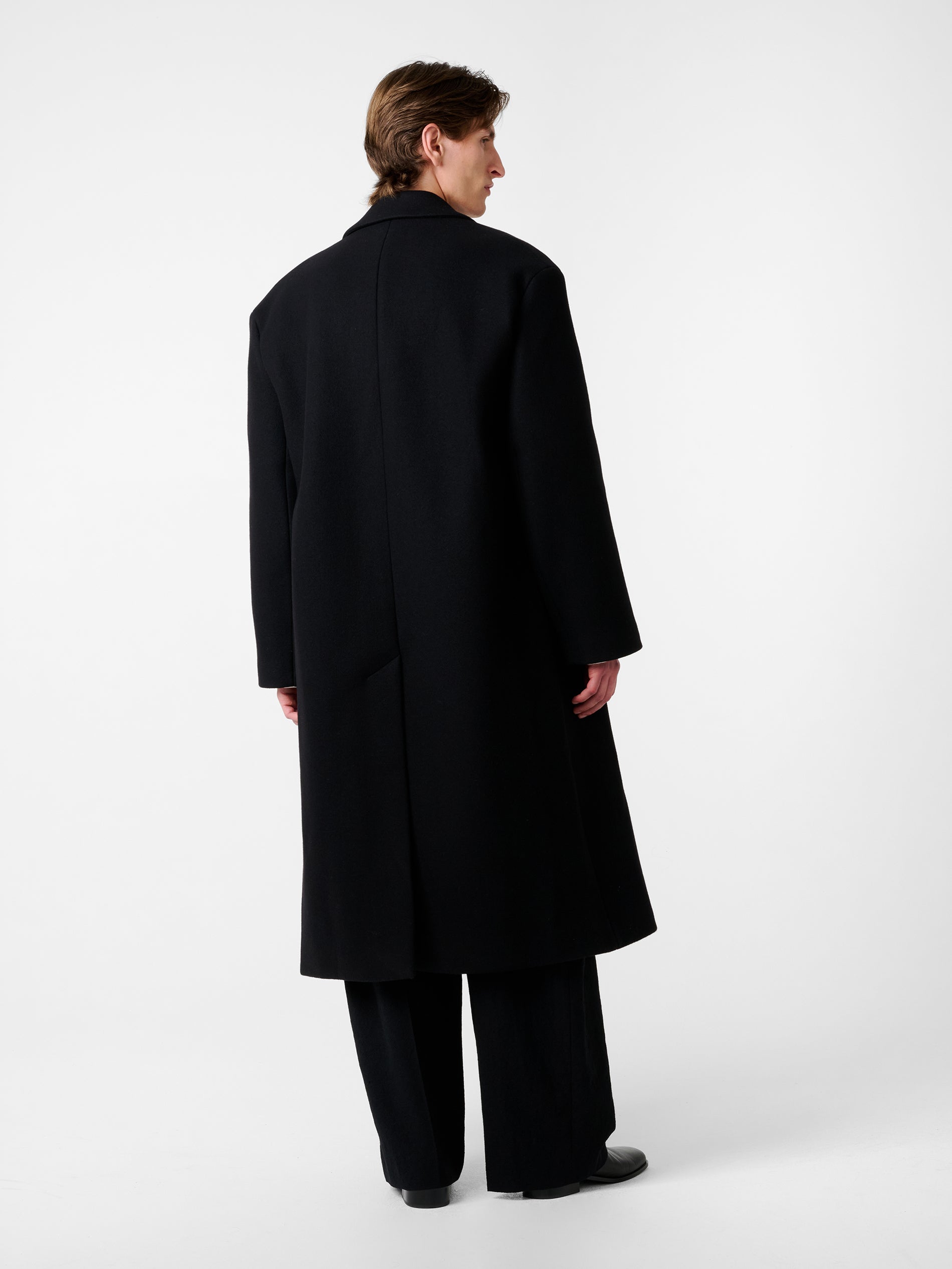 Diall Coat in Black - Studio Nicholson