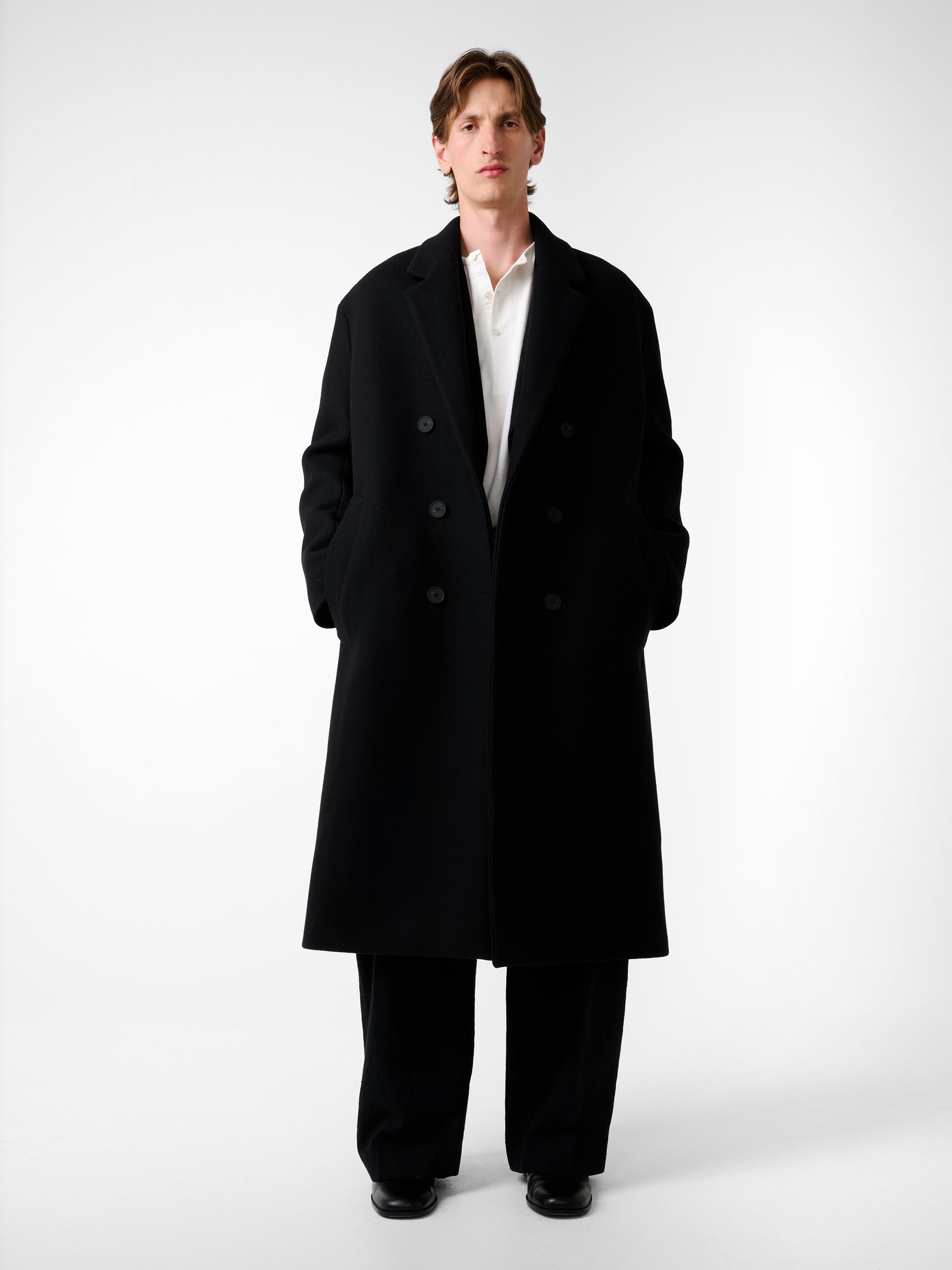 Diall Coat in Black - Studio Nicholson