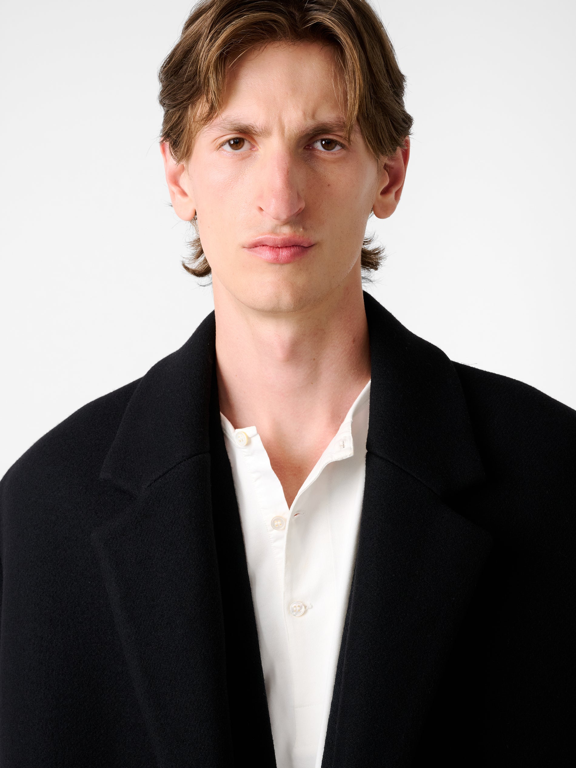 Diall Coat in Black - Studio Nicholson